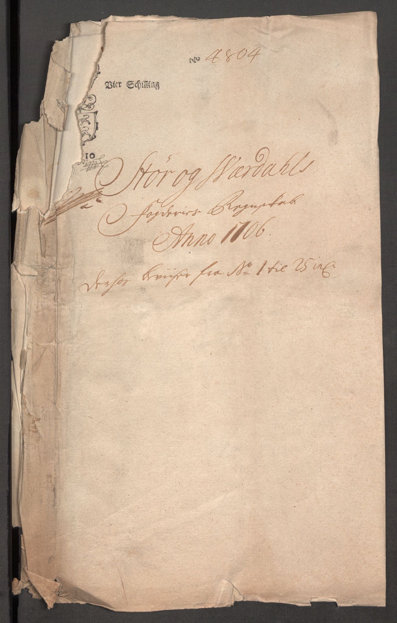 Rentekammeret inntil 1814, Reviderte regnskaper, Fogderegnskap, AV/RA-EA-4092/R62/L4196: Fogderegnskap Stjørdal og Verdal, 1705-1706, s. 290