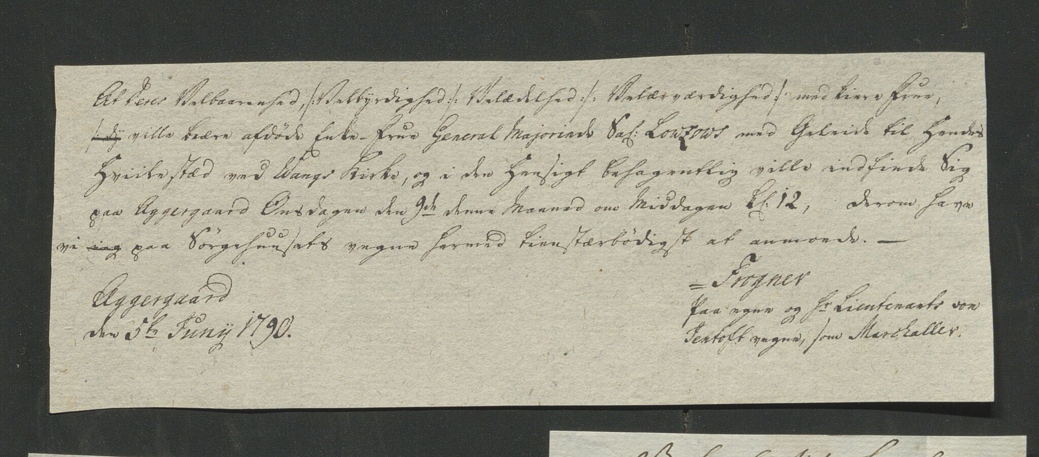 Åker i Vang, Hedmark, og familien Todderud, AV/SAH-ARK-010/J/Jc/L0003: Korrespondanse, 1763-1795, s. 322