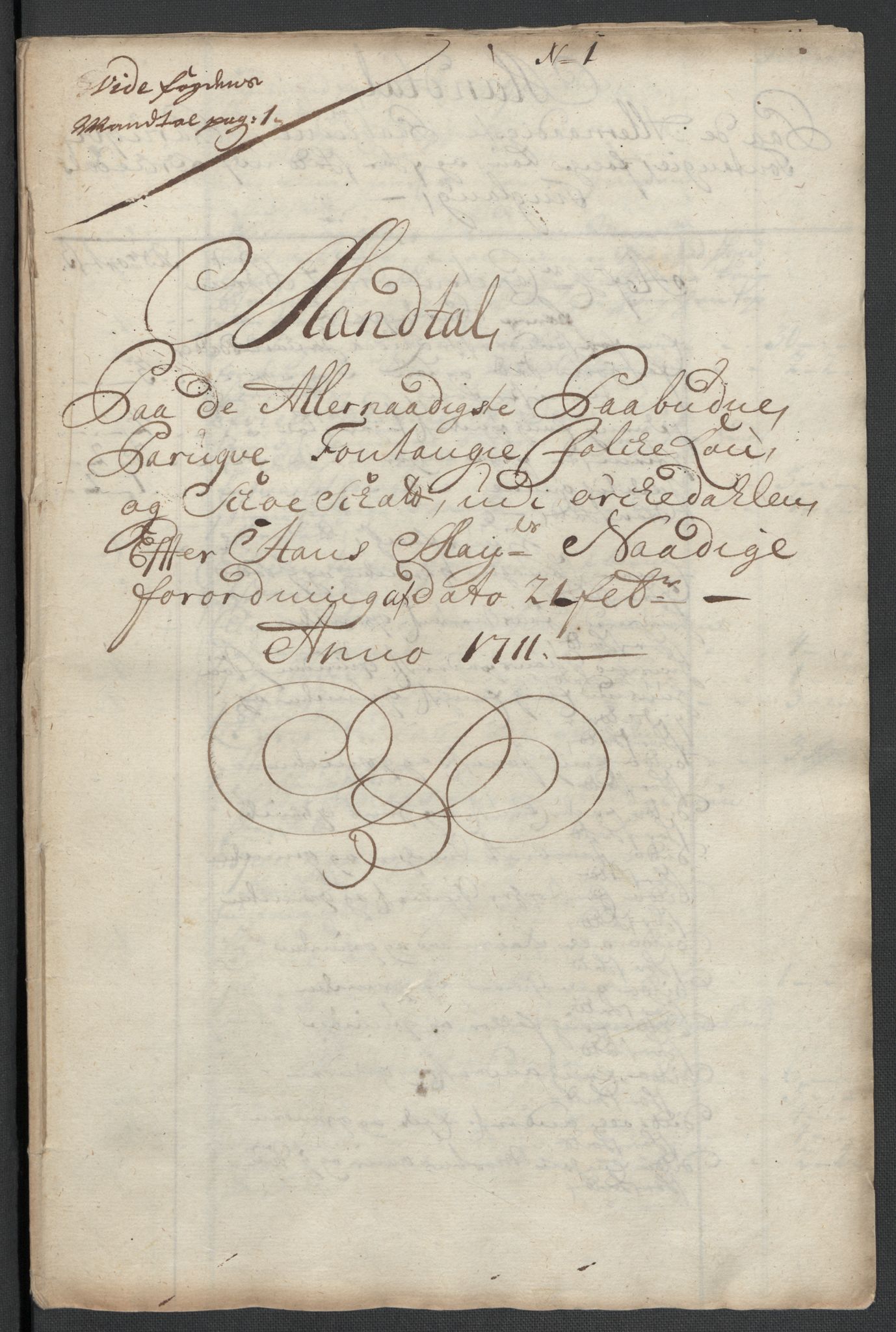 Rentekammeret inntil 1814, Reviderte regnskaper, Fogderegnskap, RA/EA-4092/R60/L3962: Fogderegnskap Orkdal og Gauldal, 1711, s. 62