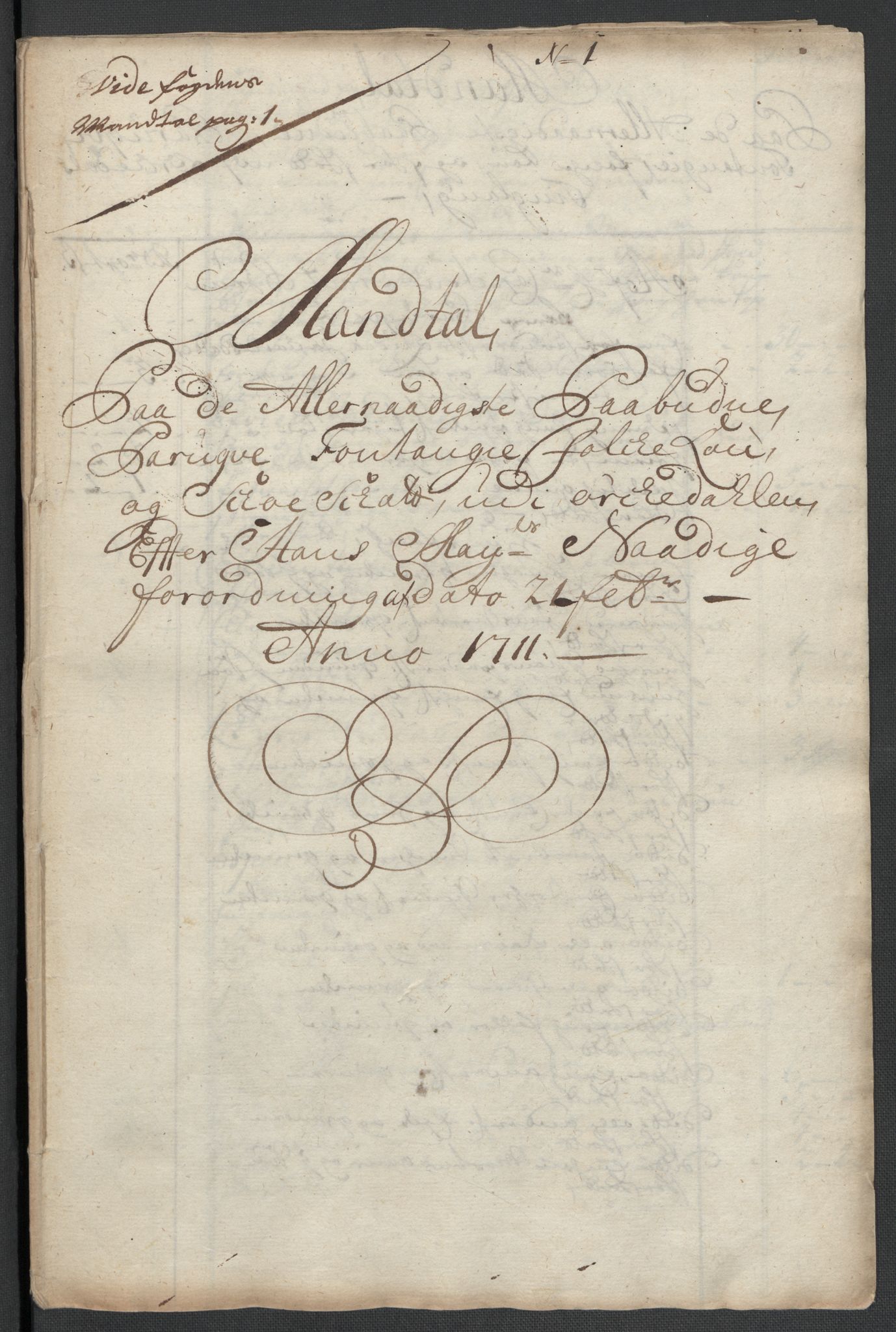 Rentekammeret inntil 1814, Reviderte regnskaper, Fogderegnskap, AV/RA-EA-4092/R60/L3962: Fogderegnskap Orkdal og Gauldal, 1711, s. 62