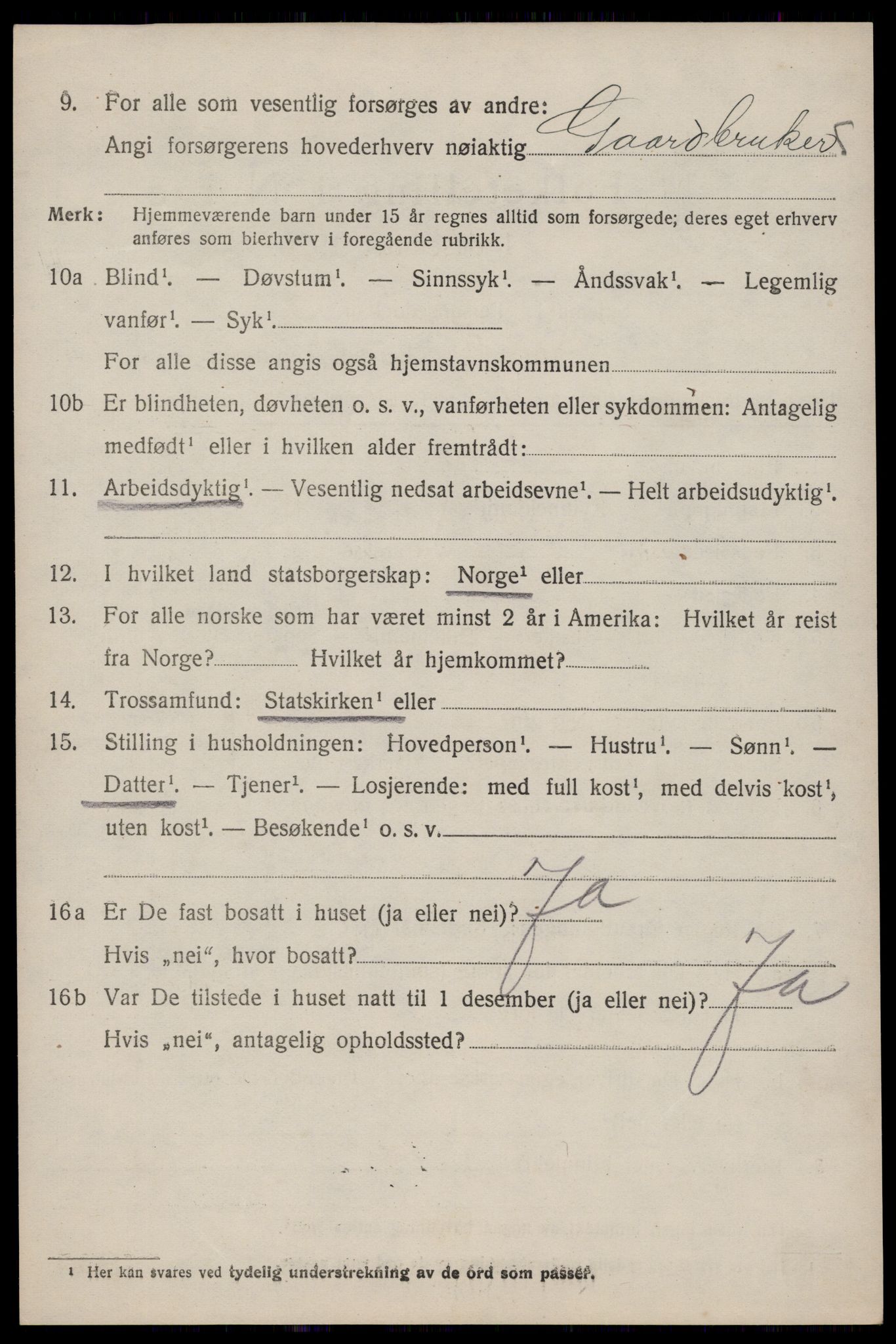 SAKO, Folketelling 1920 for 0827 Hjartdal herred, 1920, s. 2183