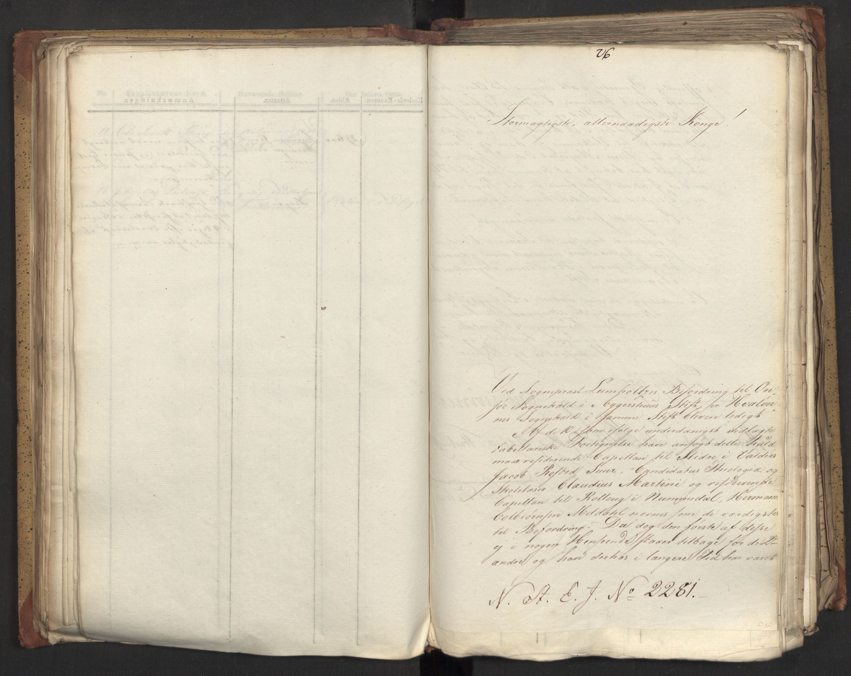 Statsrådsavdelingen i Stockholm, RA/S-1003/D/Da/L0010: Regjeringsinnstillinger nr. 2219-2392, 1817, s. 158