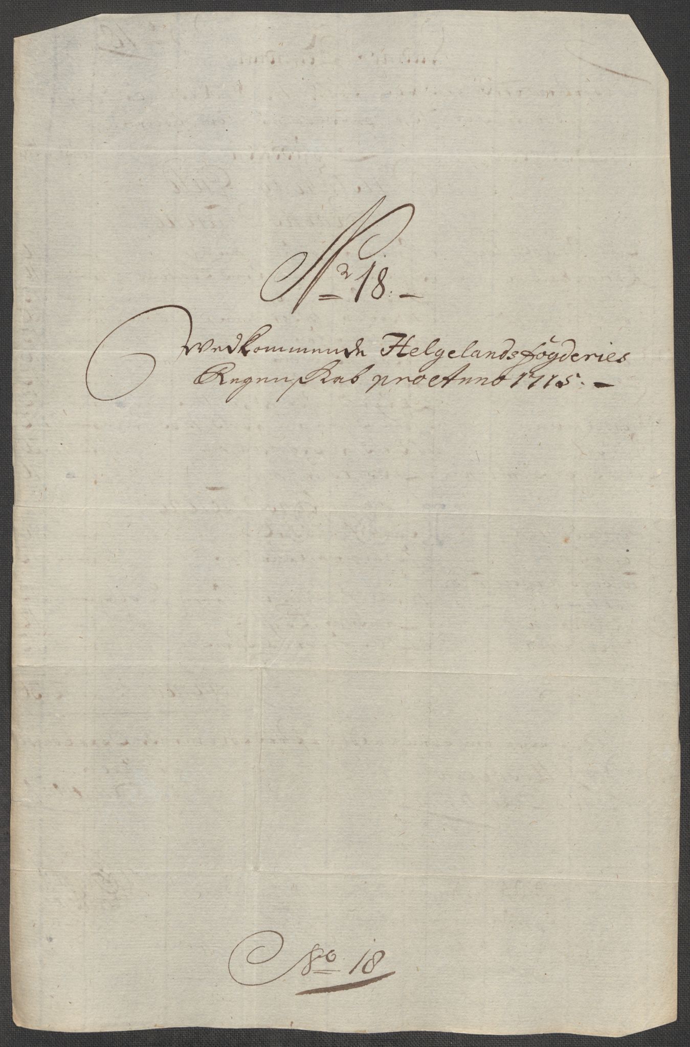 Rentekammeret inntil 1814, Reviderte regnskaper, Fogderegnskap, RA/EA-4092/R65/L4513: Fogderegnskap Helgeland, 1714-1715, s. 607