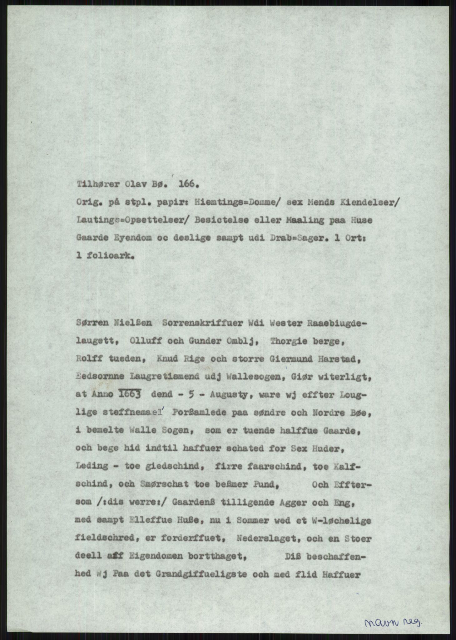 Samlinger til kildeutgivelse, Diplomavskriftsamlingen, RA/EA-4053/H/Ha, s. 731