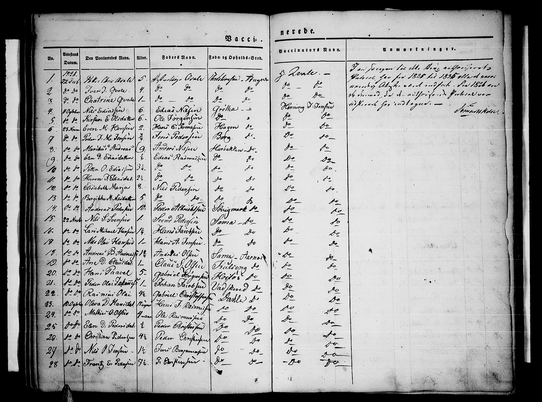 Trondenes sokneprestkontor, AV/SATØ-S-1319/H/Ha/L0007kirke: Ministerialbok nr. 7, 1827-1841