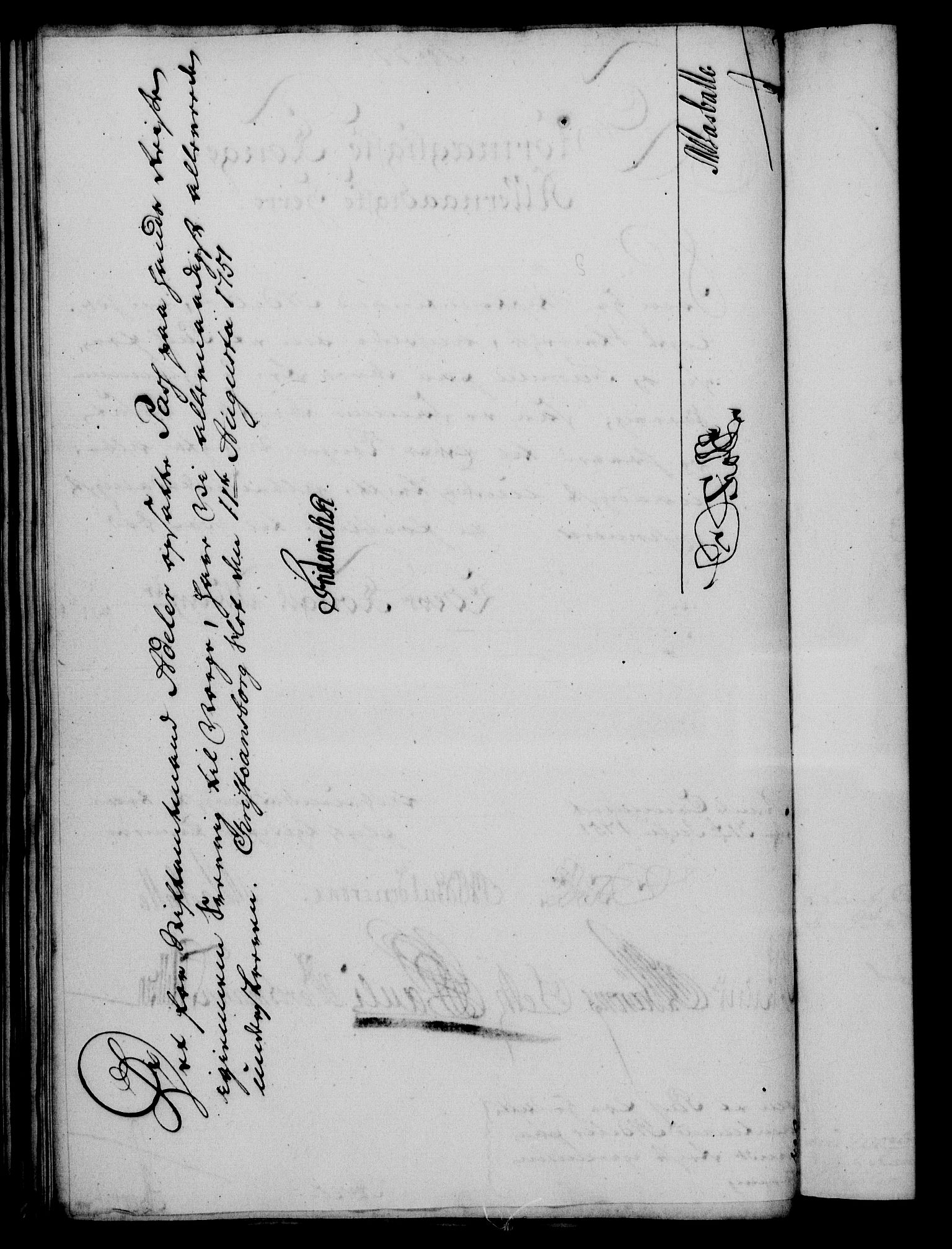 Rentekammeret, Kammerkanselliet, RA/EA-3111/G/Gf/Gfa/L0033: Norsk relasjons- og resolusjonsprotokoll (merket RK 52.33), 1751, s. 380