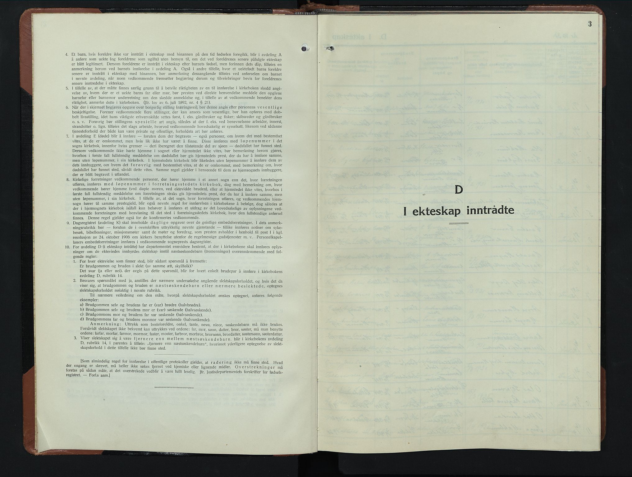 Hamar prestekontor, AV/SAH-DOMPH-002/H/Ha/Hab/L0006: Klokkerbok nr. 6, 1931-1950, s. 3