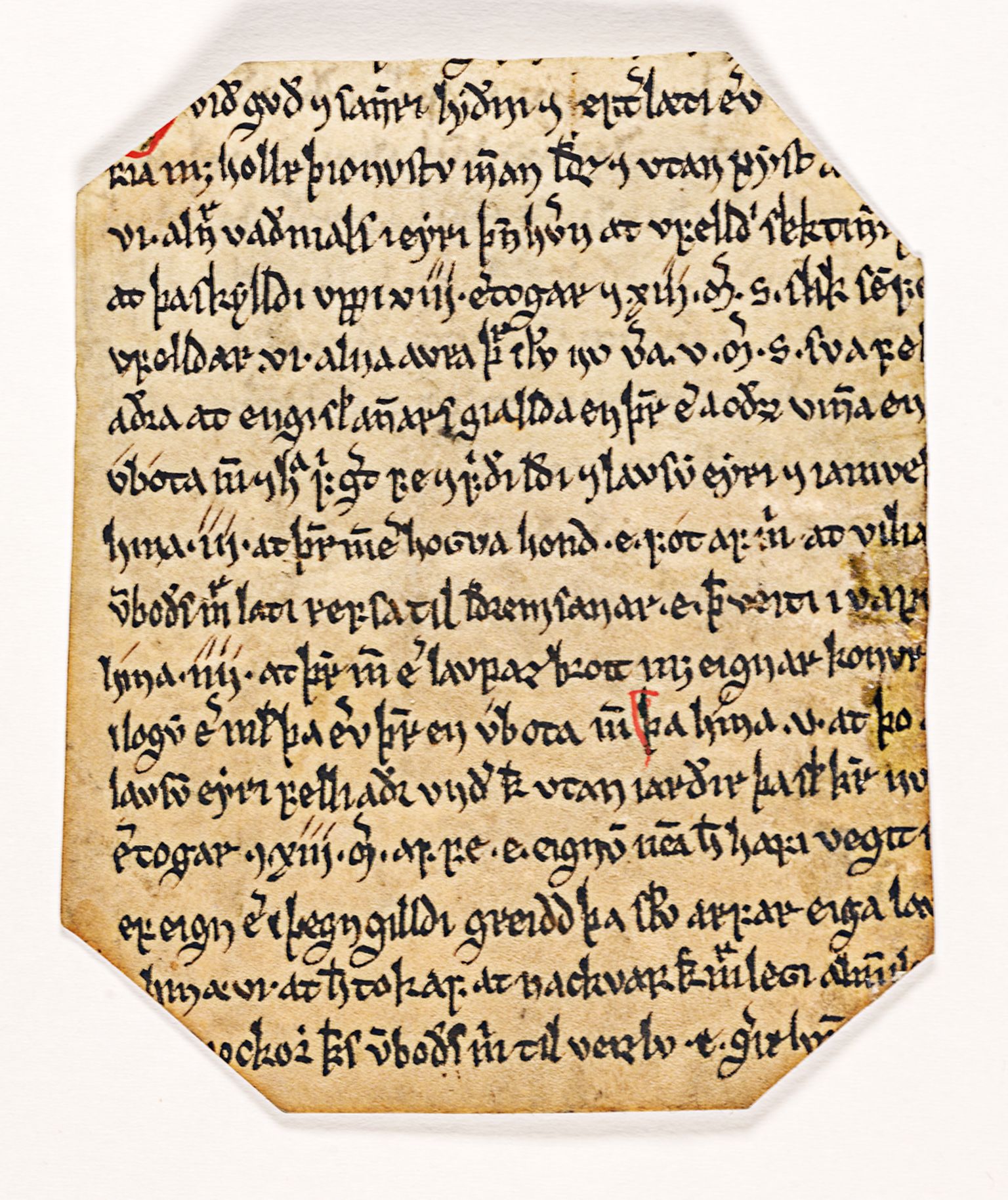 Riksarkivets diplomsamling, RA/EA-5965/F26/L0002: Norrøne membranfragmenter bestand 2-9 (10), 1100-1536, s. 292