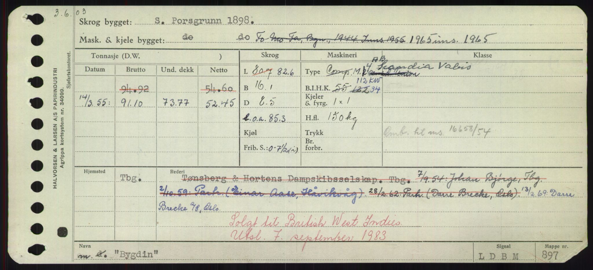 Sjøfartsdirektoratet med forløpere, Skipsmålingen, AV/RA-S-1627/H/Hd/L0005: Fartøy, Br-Byg, s. 683