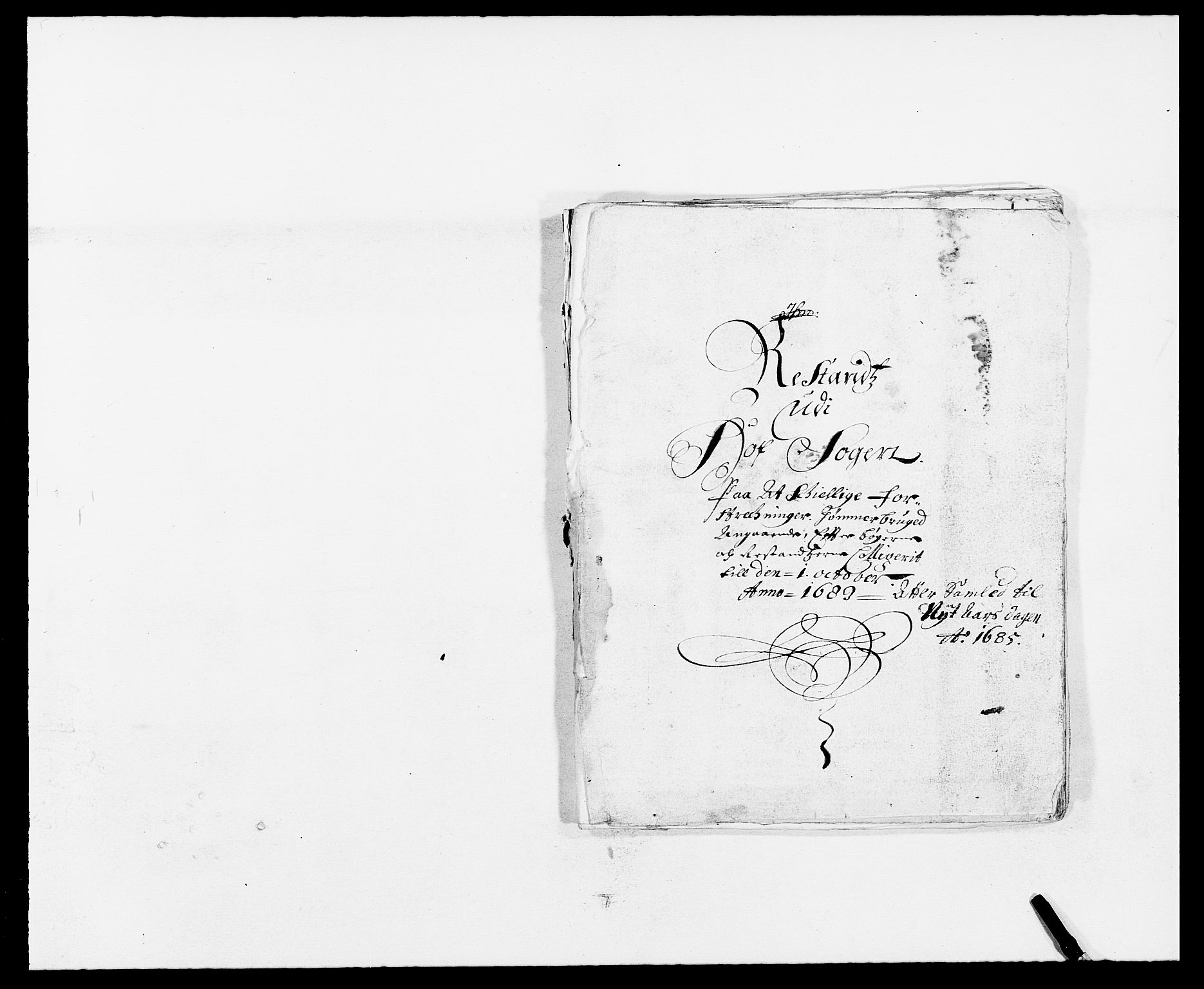 Rentekammeret inntil 1814, Reviderte regnskaper, Fogderegnskap, RA/EA-4092/R13/L0822: Fogderegnskap Solør, Odal og Østerdal, 1685, s. 263