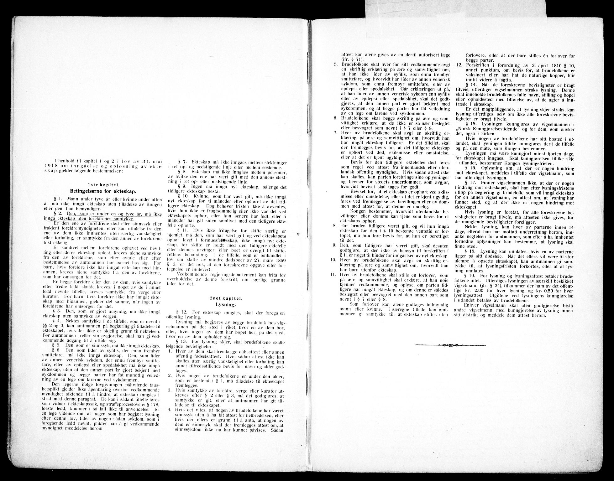 Torshov prestekontor Kirkebøker, SAO/A-10238a/H/Ha/L0001: Lysningsprotokoll nr. 1, 1930-1938