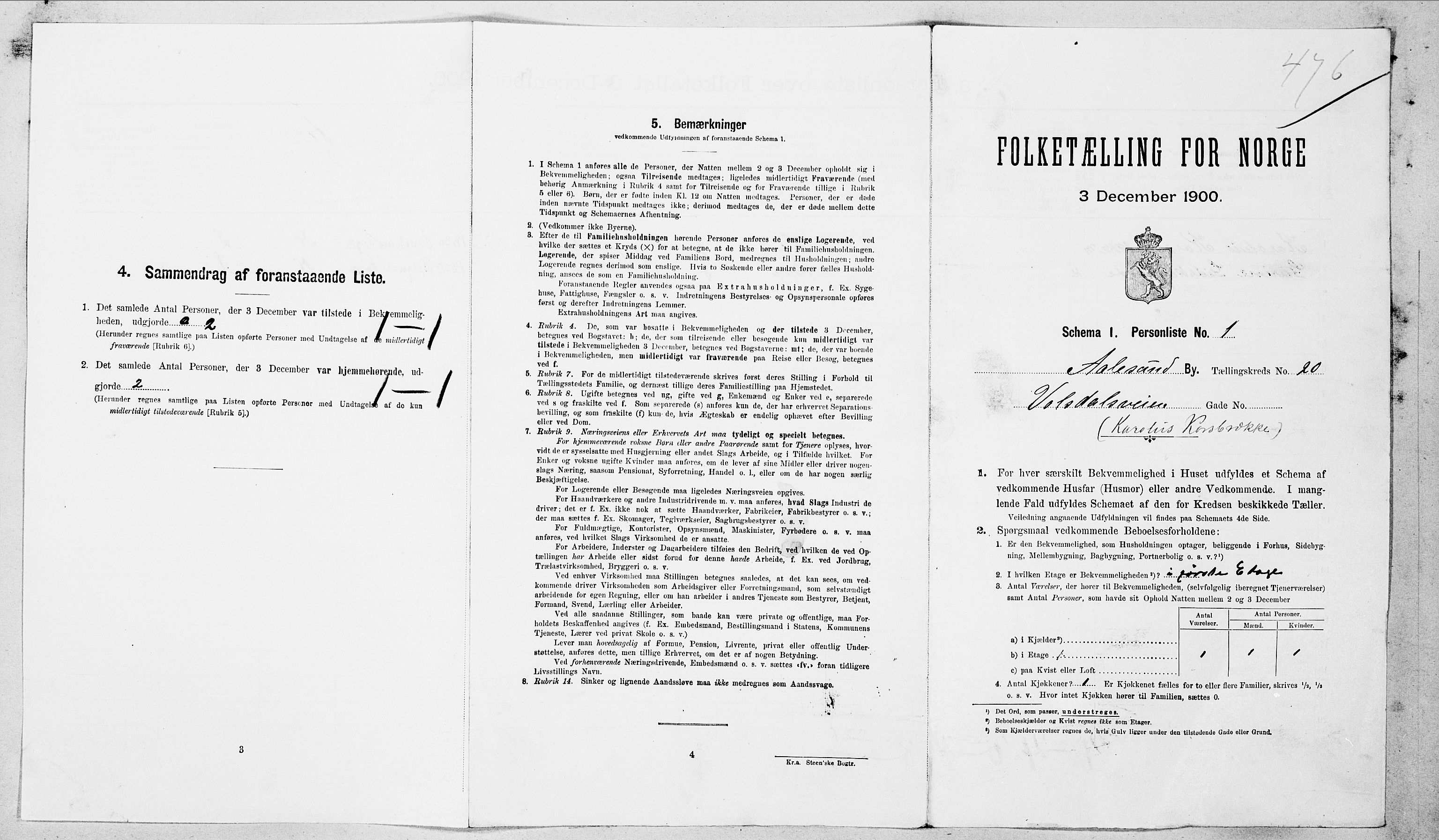 SAT, Folketelling 1900 for 1501 Ålesund kjøpstad, 1900, s. 5027