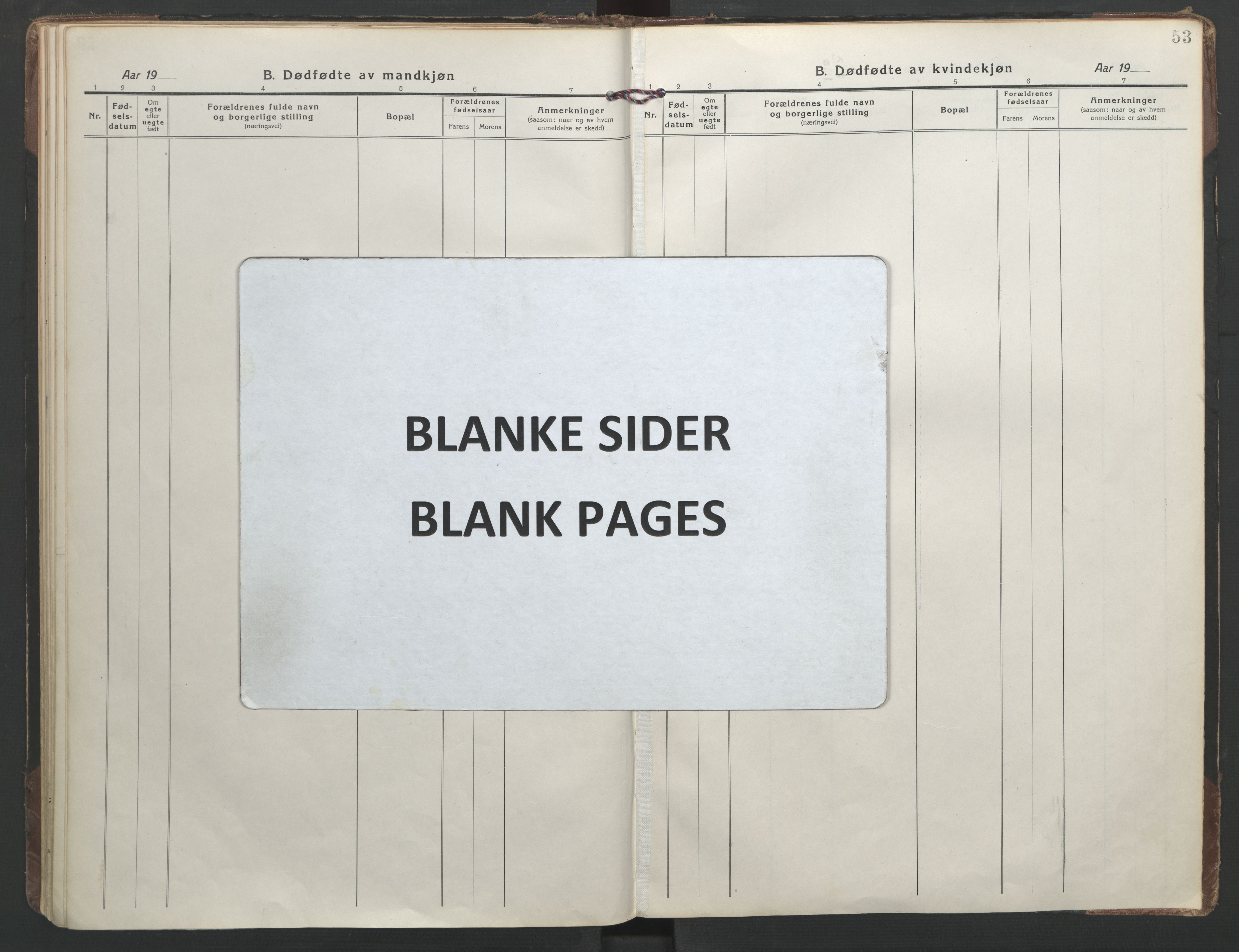 Ministerialprotokoller, klokkerbøker og fødselsregistre - Møre og Romsdal, AV/SAT-A-1454/558/L0696: Ministerialbok nr. 558A10, 1917-1929, s. 53