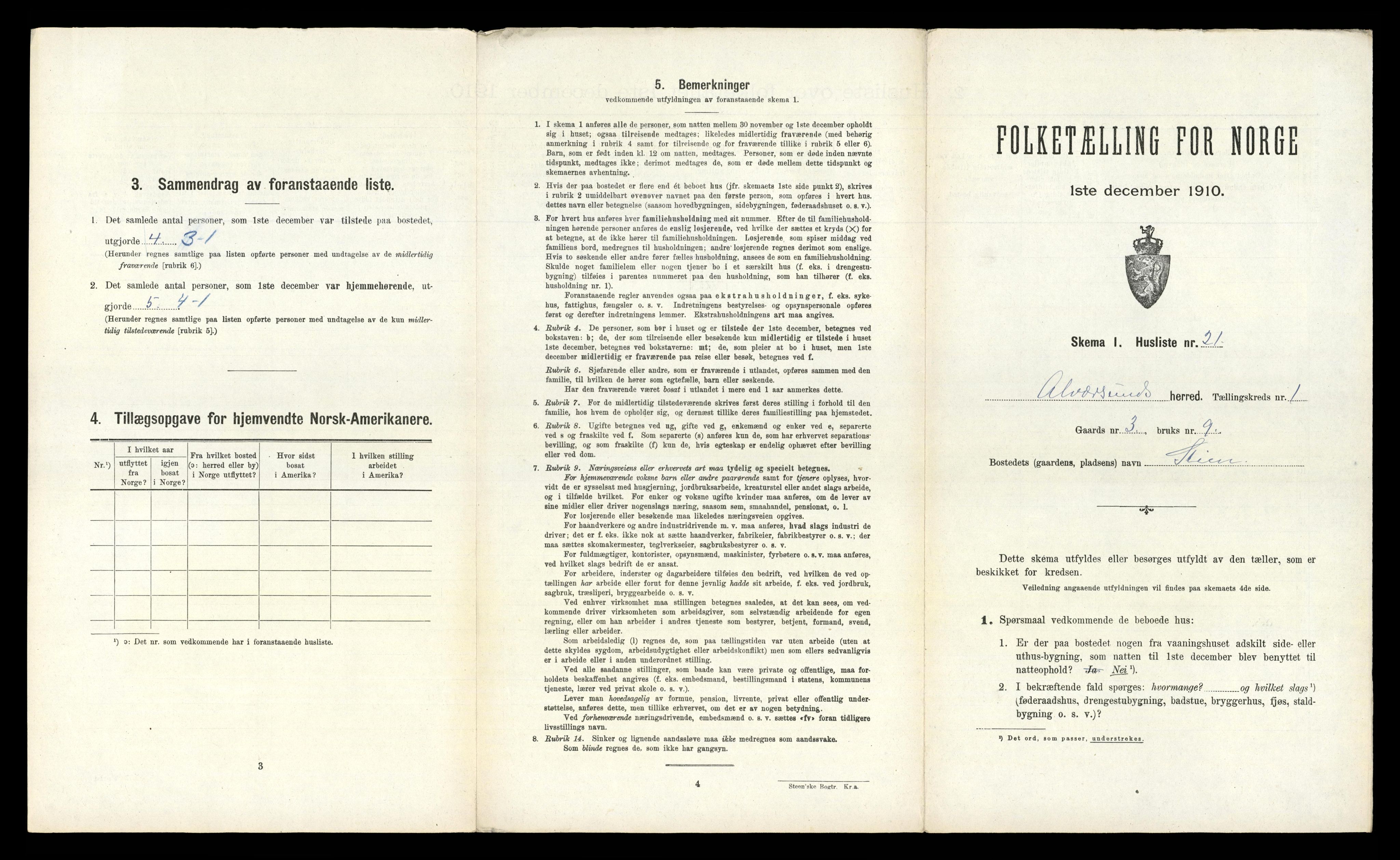 RA, Folketelling 1910 for 1257 Alversund herred, 1910, s. 94