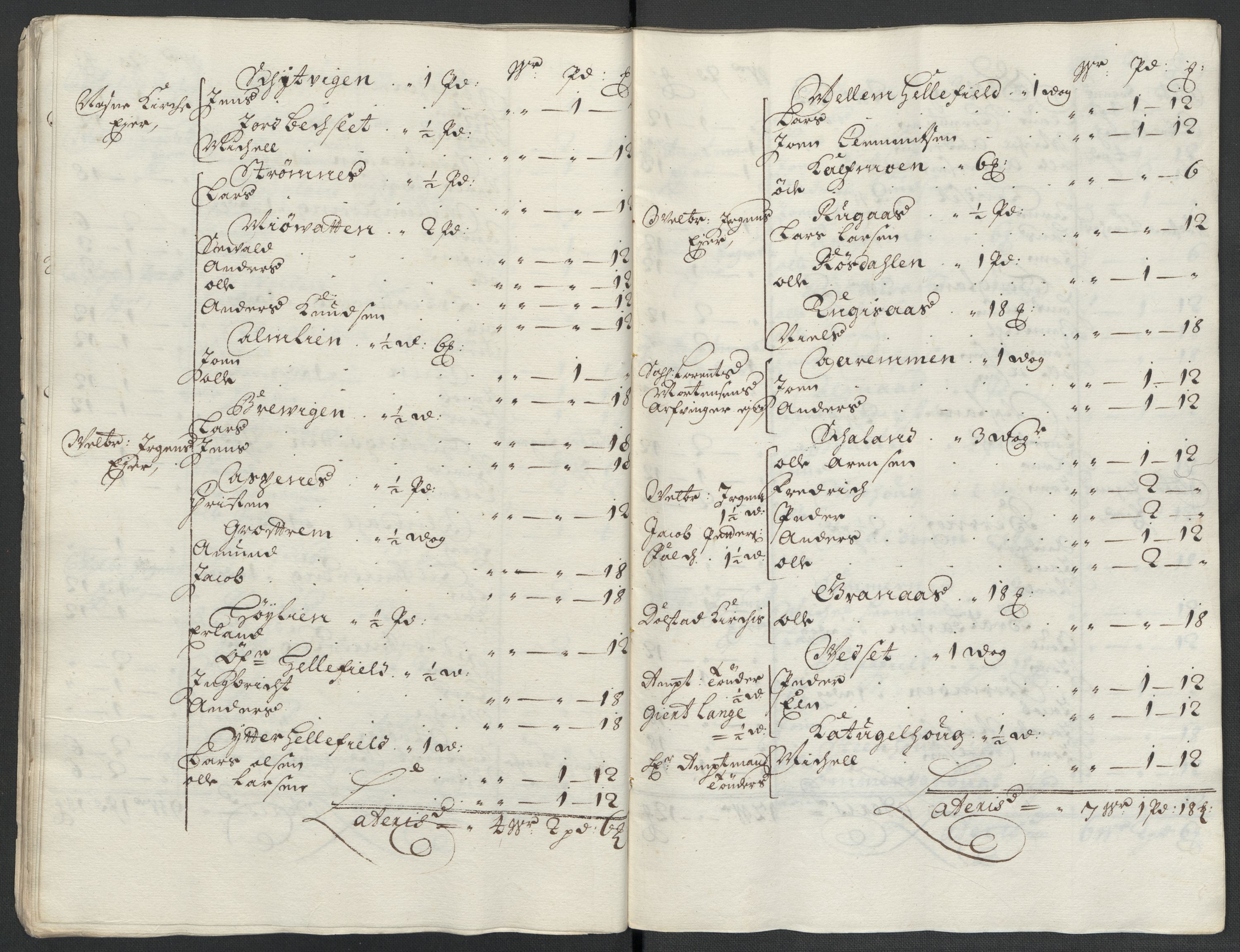 Rentekammeret inntil 1814, Reviderte regnskaper, Fogderegnskap, RA/EA-4092/R65/L4507: Fogderegnskap Helgeland, 1699-1701, s. 325