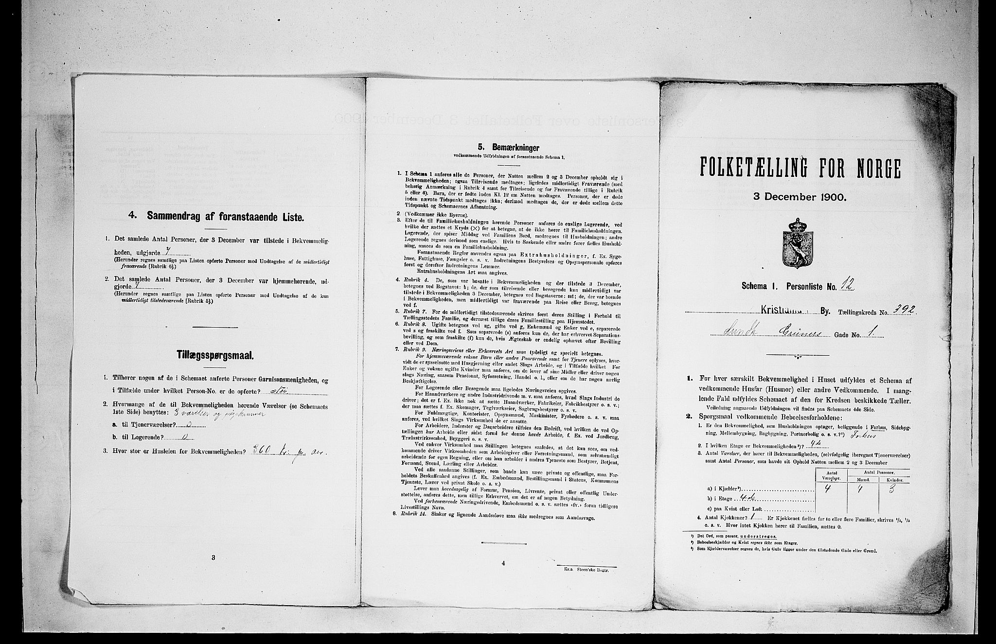 SAO, Folketelling 1900 for 0301 Kristiania kjøpstad, 1900, s. 28774