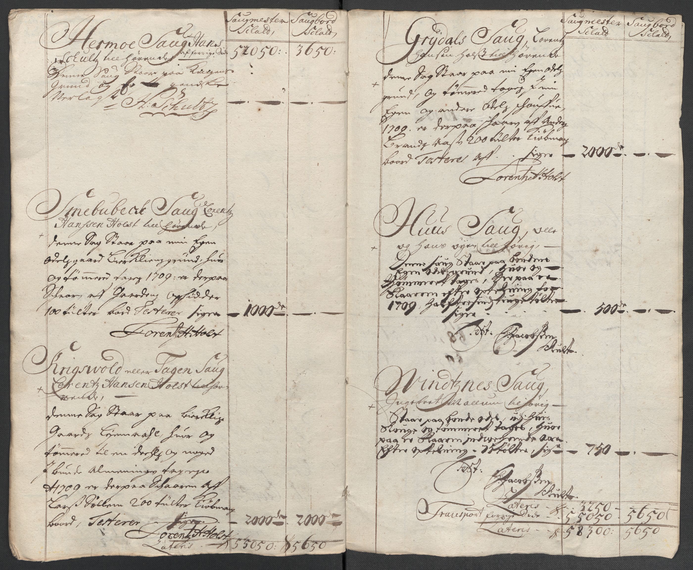 Rentekammeret inntil 1814, Reviderte regnskaper, Fogderegnskap, RA/EA-4092/R60/L3959: Fogderegnskap Orkdal og Gauldal, 1709, s. 133