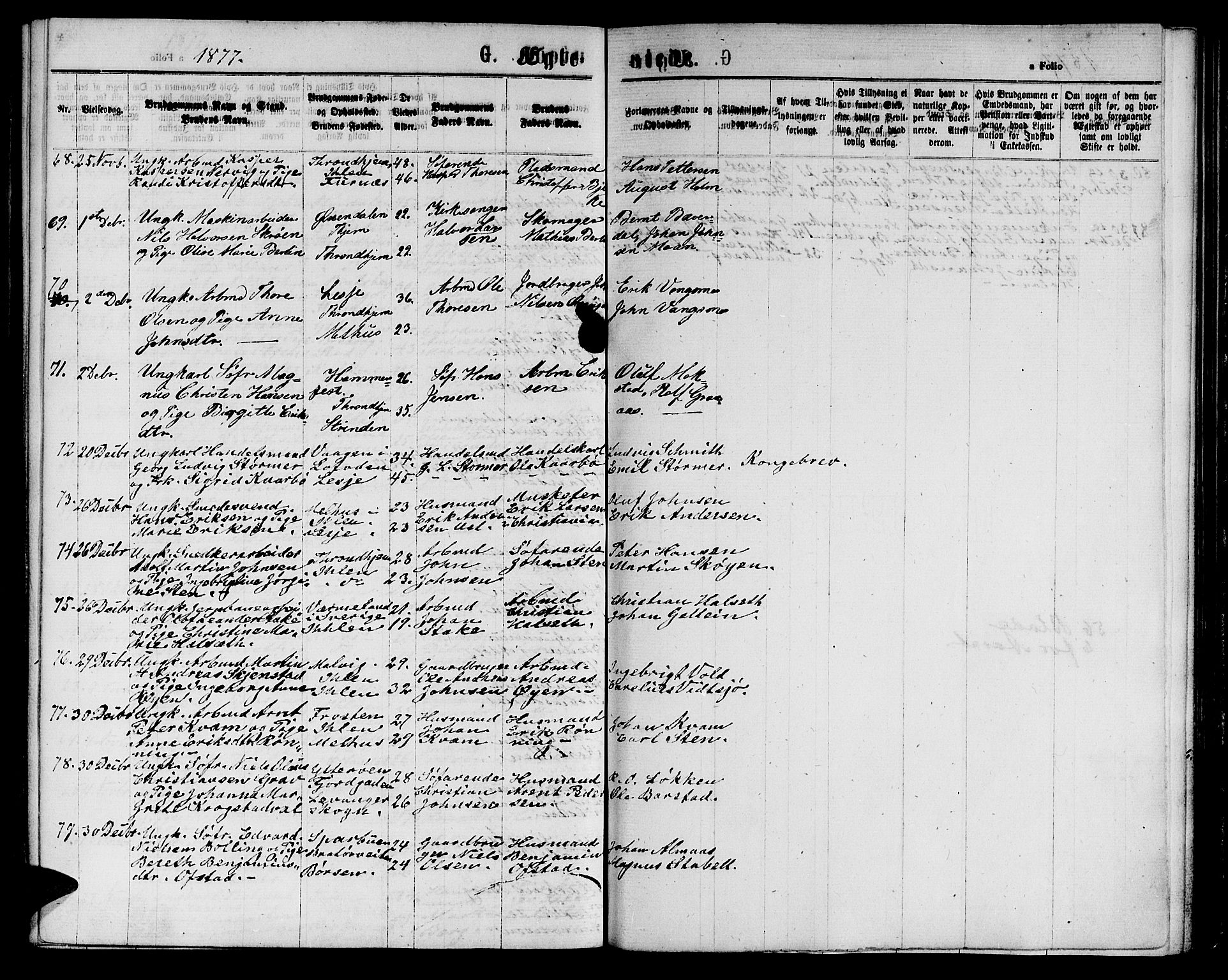 Ministerialprotokoller, klokkerbøker og fødselsregistre - Sør-Trøndelag, AV/SAT-A-1456/602/L0141: Klokkerbok nr. 602C09, 1865-1877