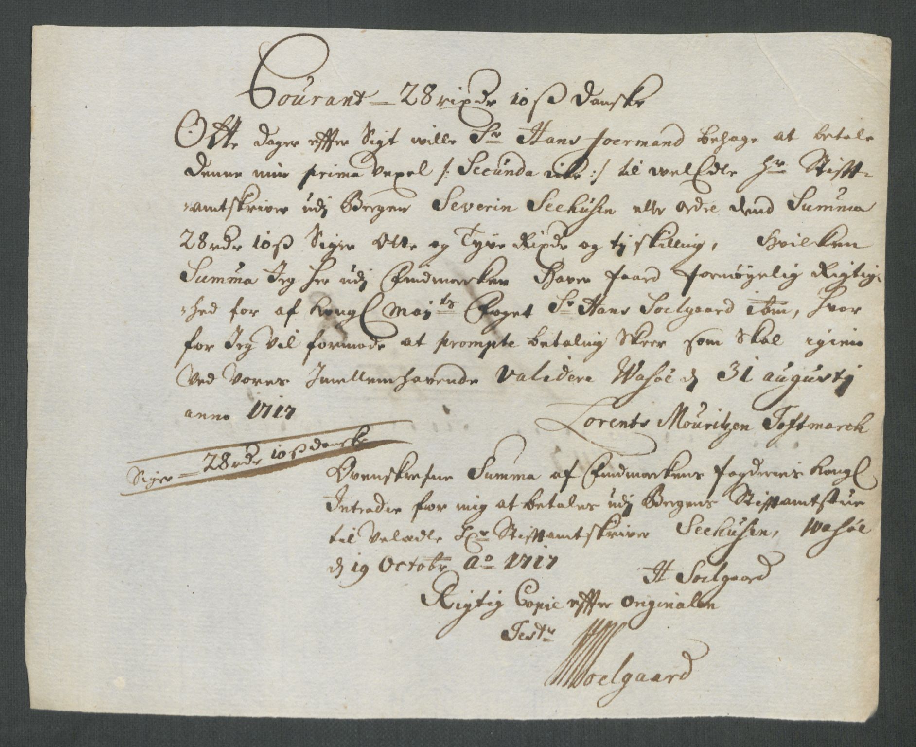 Rentekammeret inntil 1814, Reviderte regnskaper, Fogderegnskap, AV/RA-EA-4092/R69/L4857: Fogderegnskap Finnmark/Vardøhus, 1716-1718, s. 349