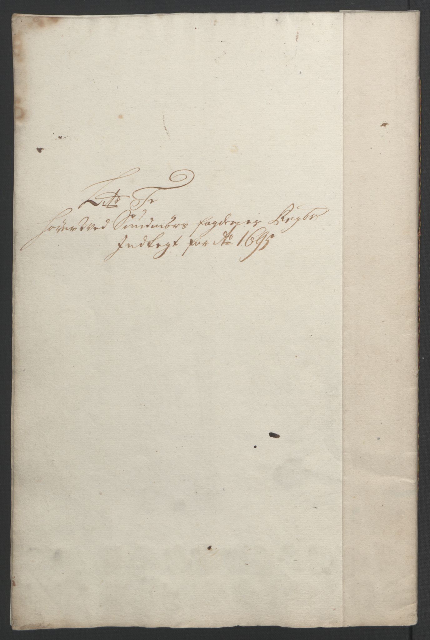 Rentekammeret inntil 1814, Reviderte regnskaper, Fogderegnskap, RA/EA-4092/R54/L3555: Fogderegnskap Sunnmøre, 1694-1695, s. 295