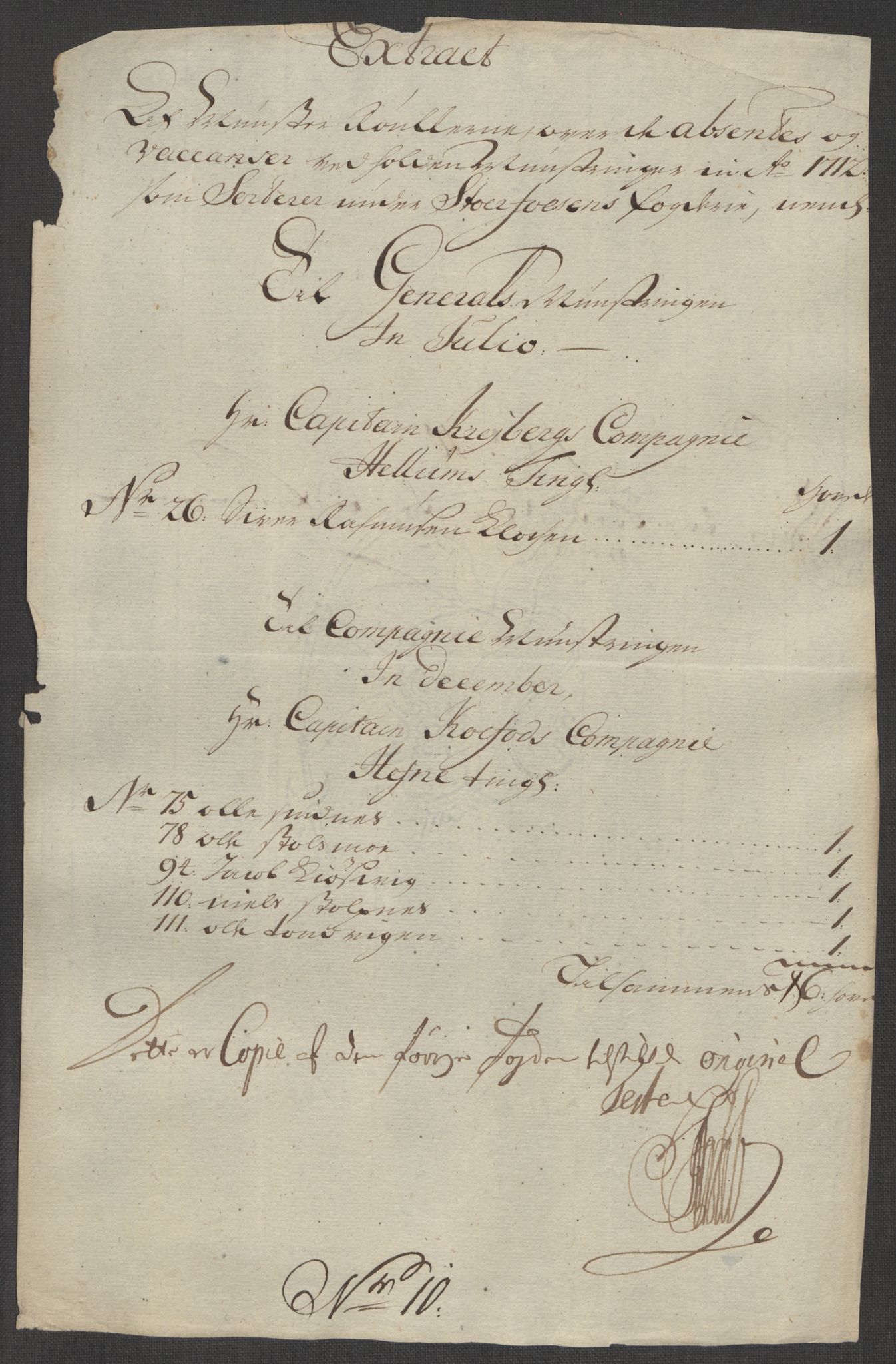 Rentekammeret inntil 1814, Reviderte regnskaper, Fogderegnskap, AV/RA-EA-4092/R57/L3861: Fogderegnskap Fosen, 1712-1713, s. 109