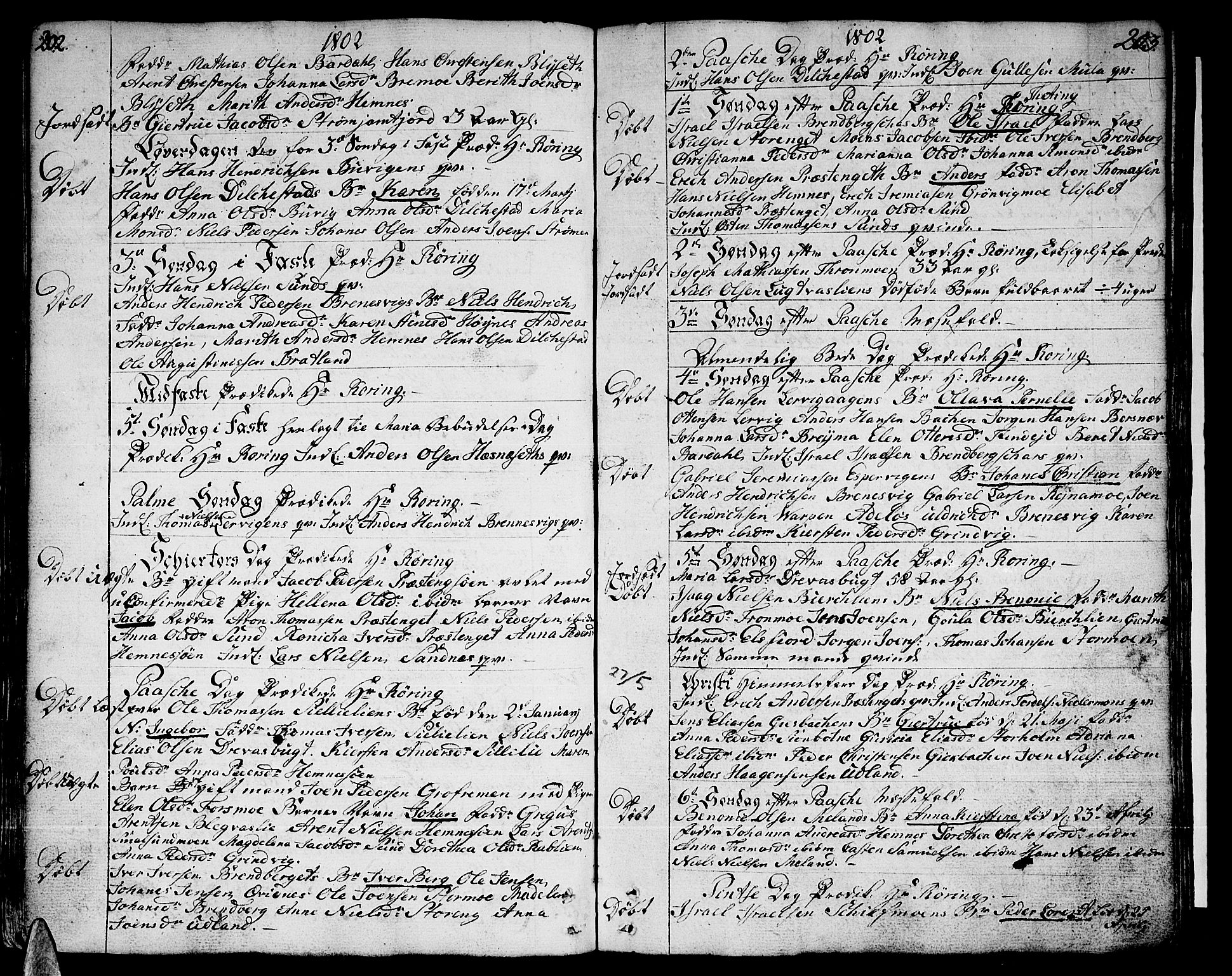 Ministerialprotokoller, klokkerbøker og fødselsregistre - Nordland, AV/SAT-A-1459/825/L0349: Ministerialbok nr. 825A05 /1, 1789-1806, s. 202-203