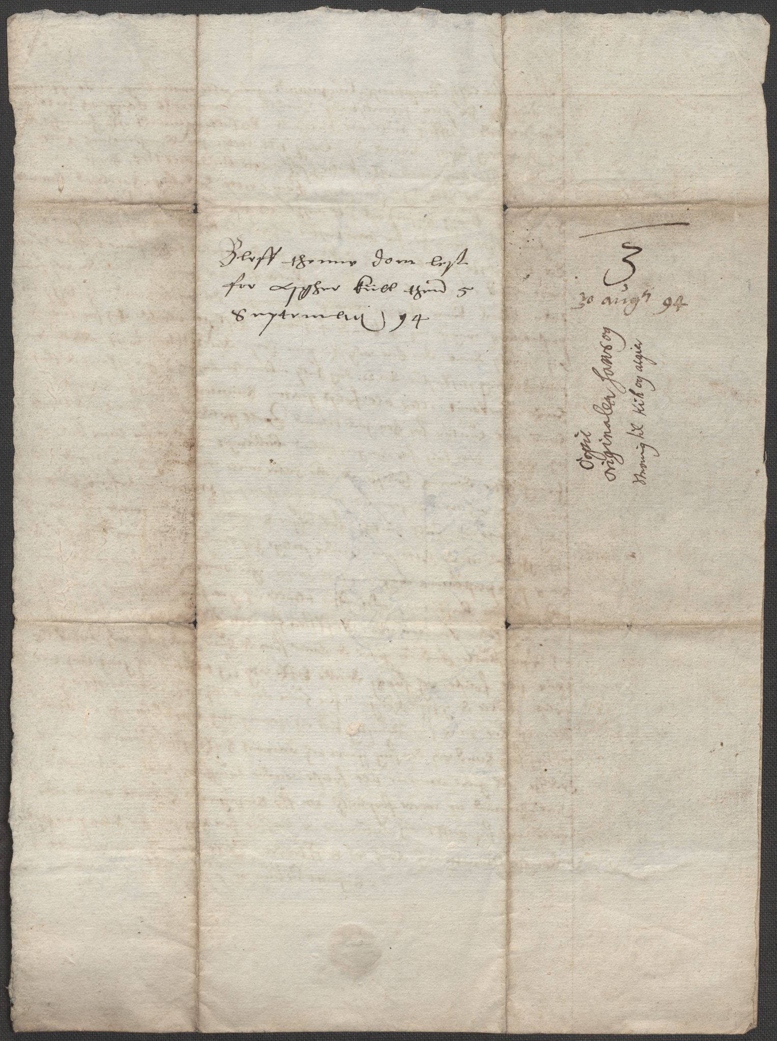 Riksarkivets diplomsamling, AV/RA-EA-5965/F15/L0003: Prestearkiv - Østfold, 1594-1700, s. 80