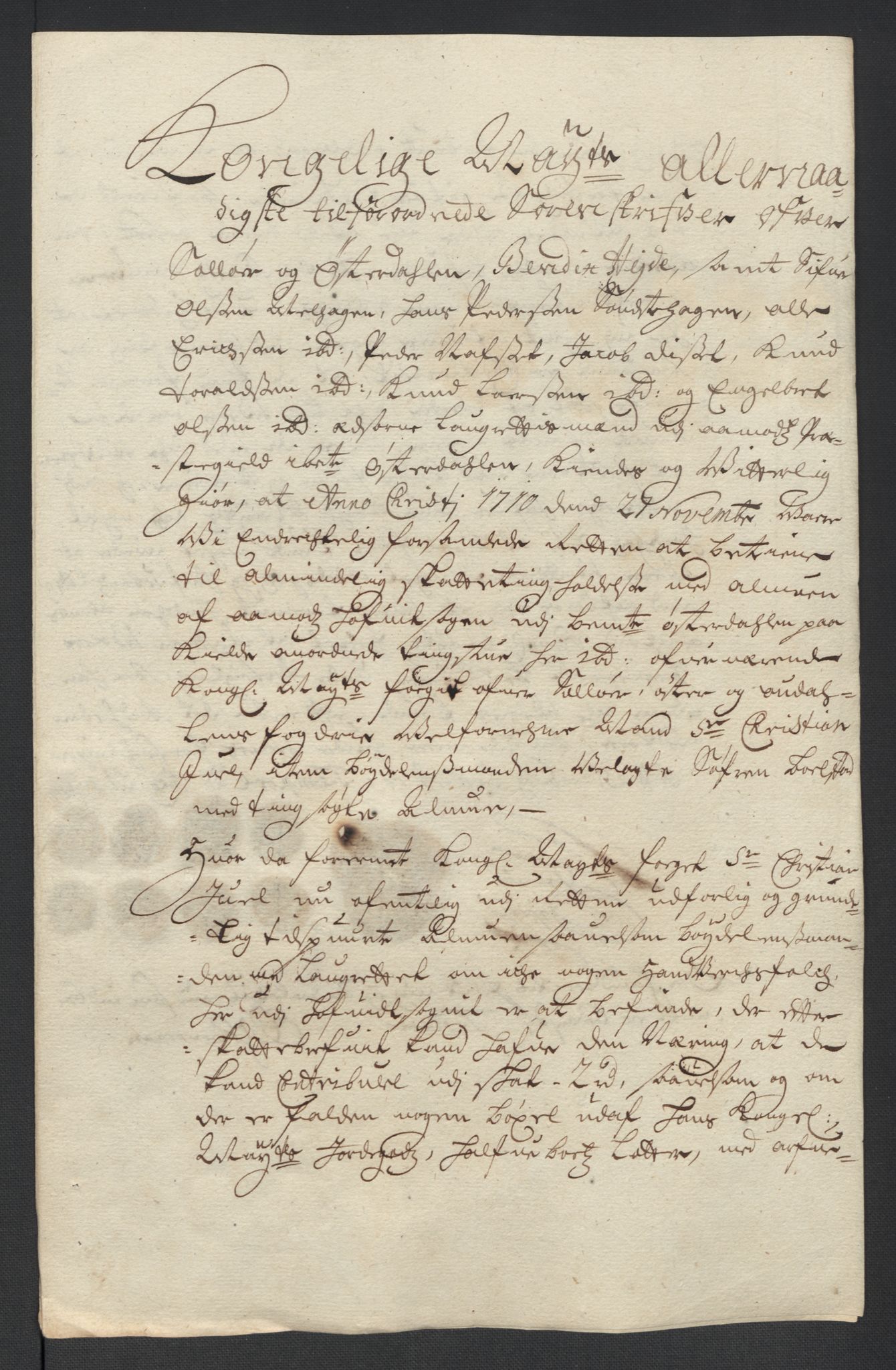 Rentekammeret inntil 1814, Reviderte regnskaper, Fogderegnskap, AV/RA-EA-4092/R13/L0847: Fogderegnskap Solør, Odal og Østerdal, 1710, s. 69