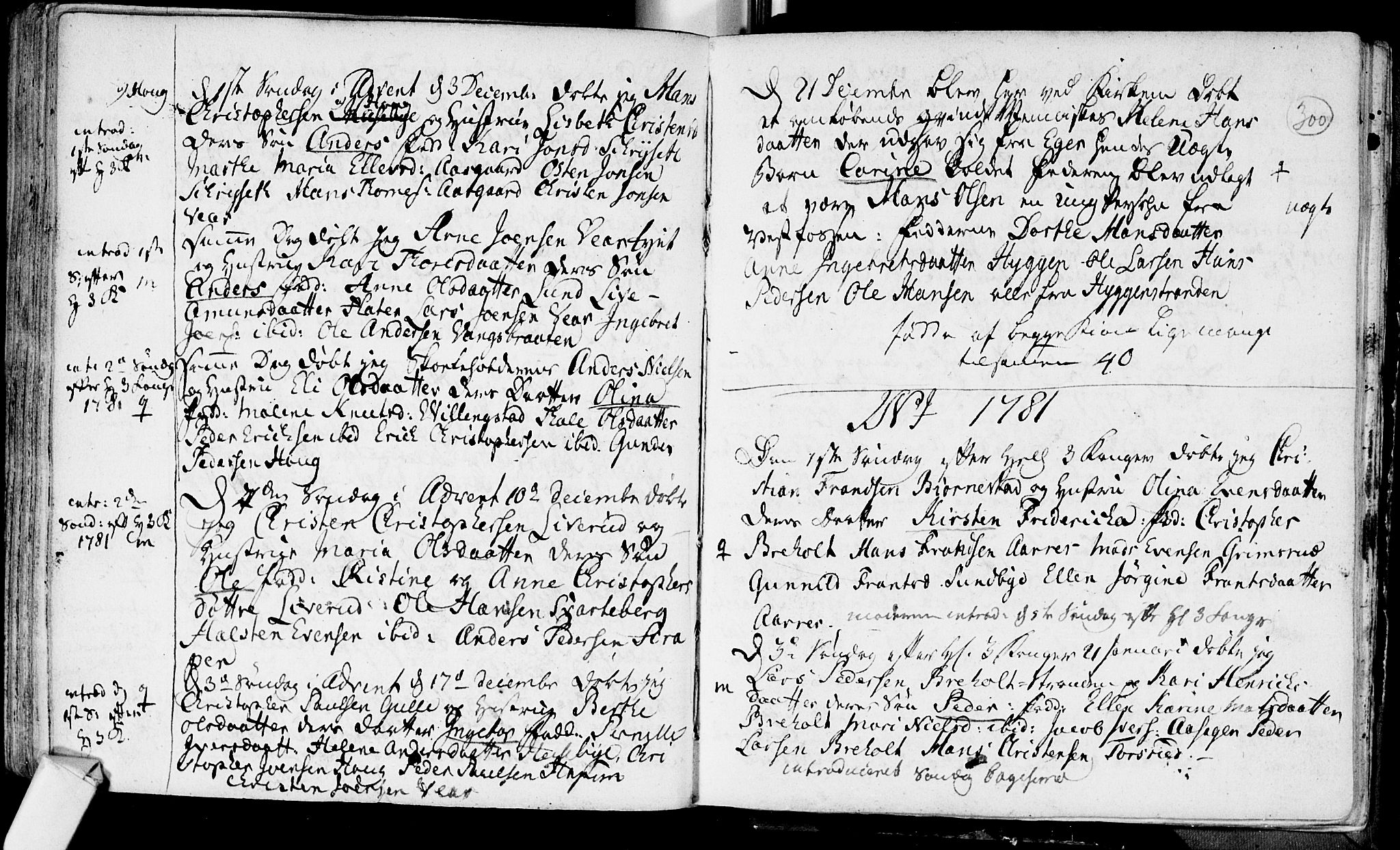 Røyken kirkebøker, SAKO/A-241/F/Fa/L0002: Ministerialbok nr. 2, 1731-1782, s. 300