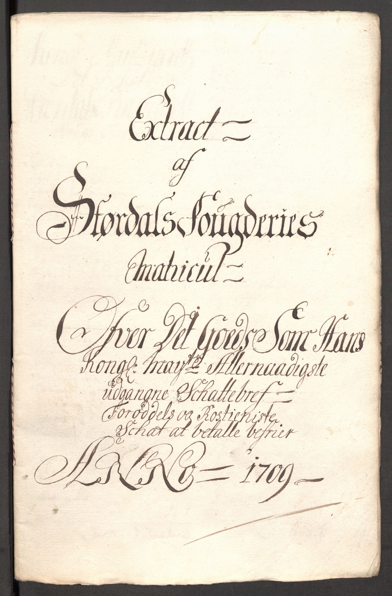 Rentekammeret inntil 1814, Reviderte regnskaper, Fogderegnskap, AV/RA-EA-4092/R62/L4199: Fogderegnskap Stjørdal og Verdal, 1709, s. 220