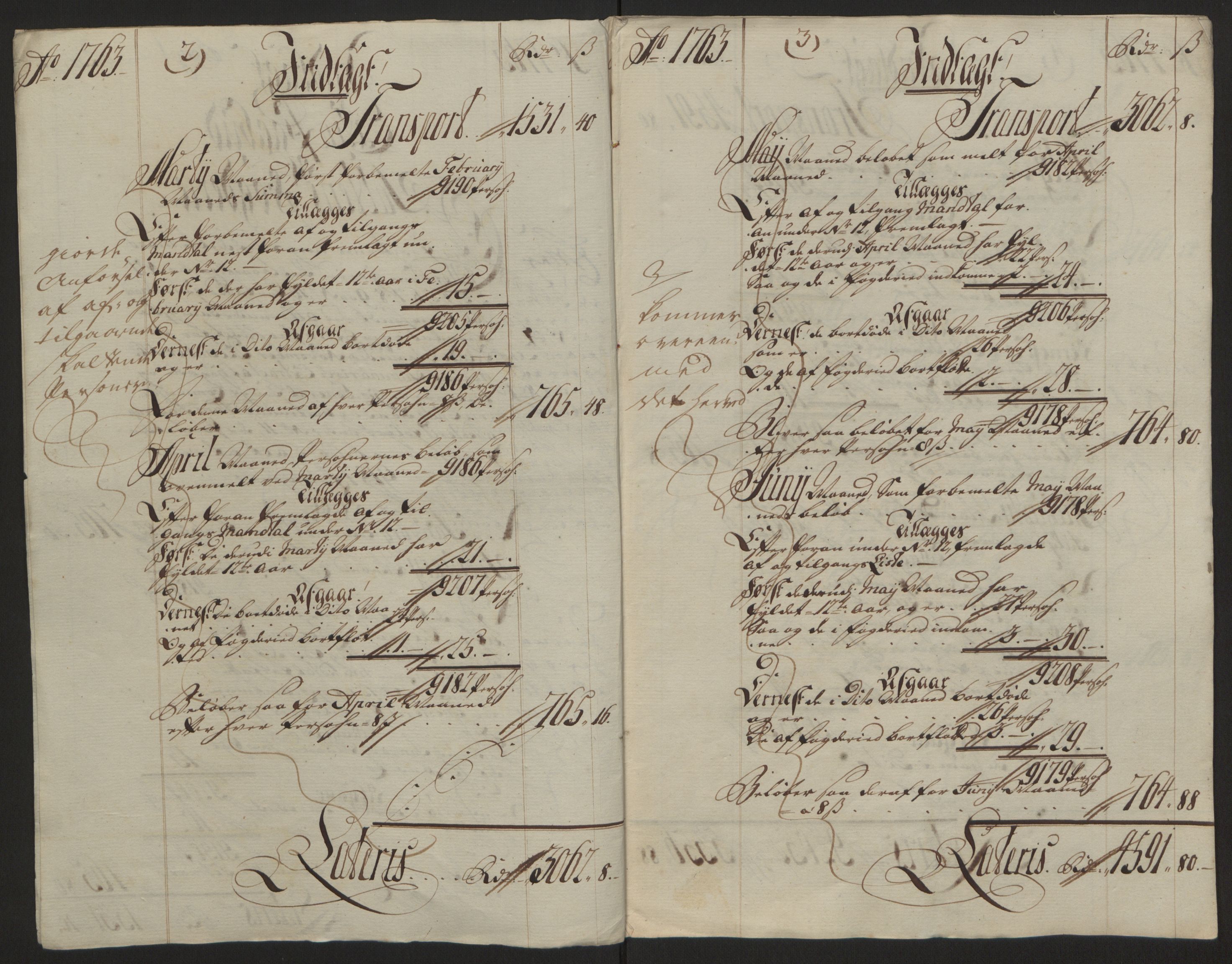 Rentekammeret inntil 1814, Reviderte regnskaper, Fogderegnskap, RA/EA-4092/R66/L4670: Ekstraskatten Salten, 1762-1764, s. 141