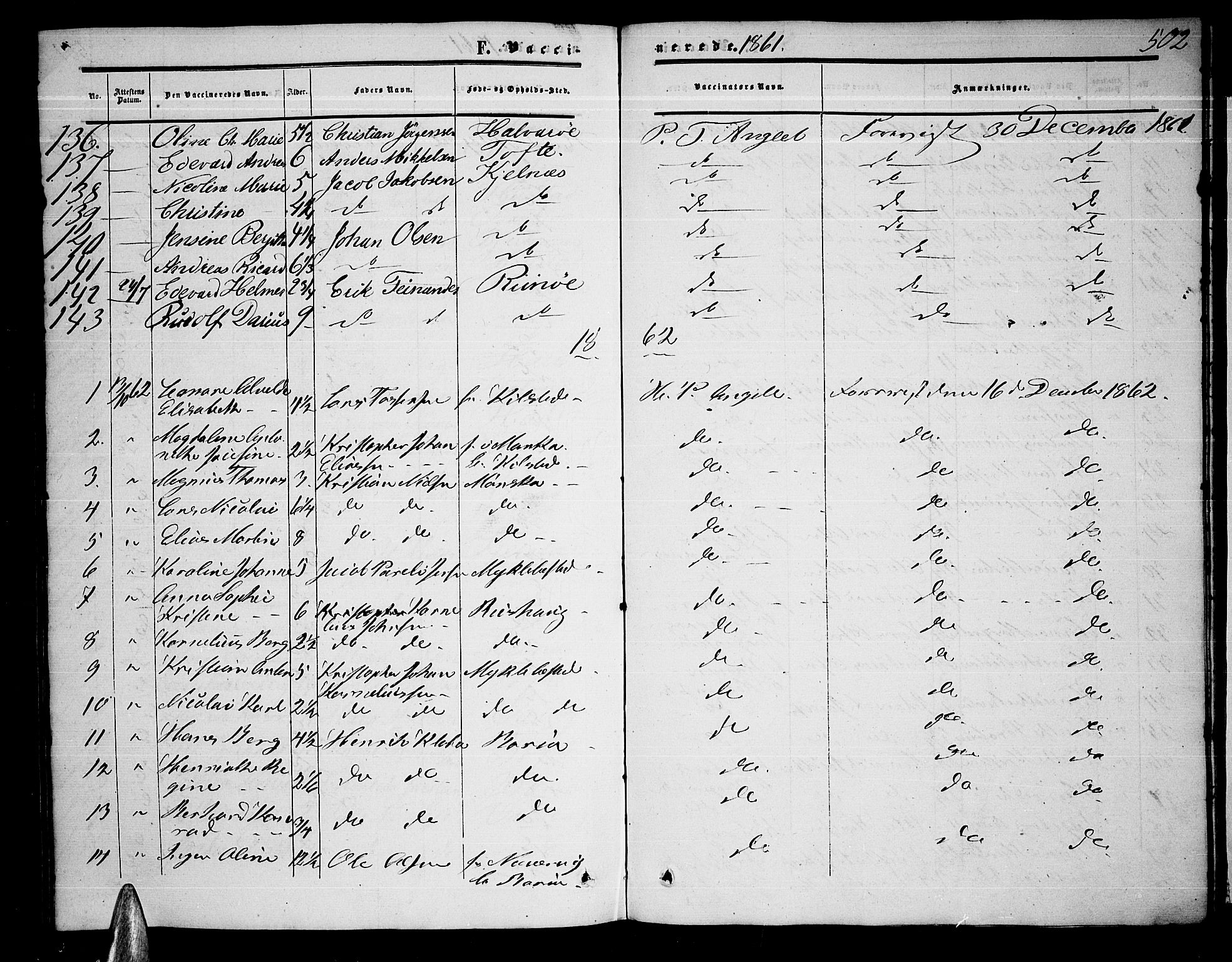 Ministerialprotokoller, klokkerbøker og fødselsregistre - Nordland, AV/SAT-A-1459/872/L1046: Klokkerbok nr. 872C02, 1852-1879, s. 502