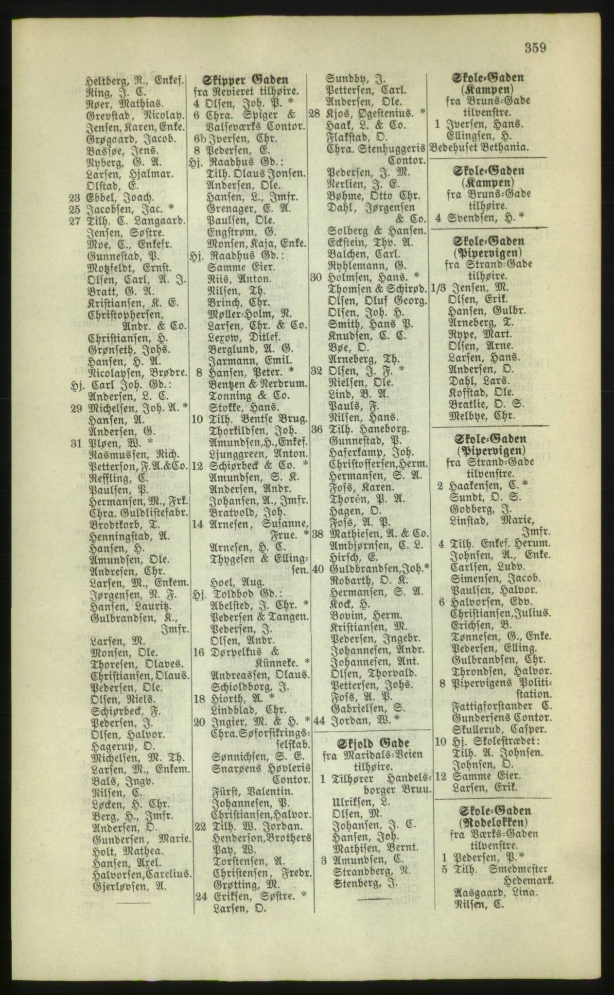 Kristiania/Oslo adressebok, PUBL/-, 1880, s. 359