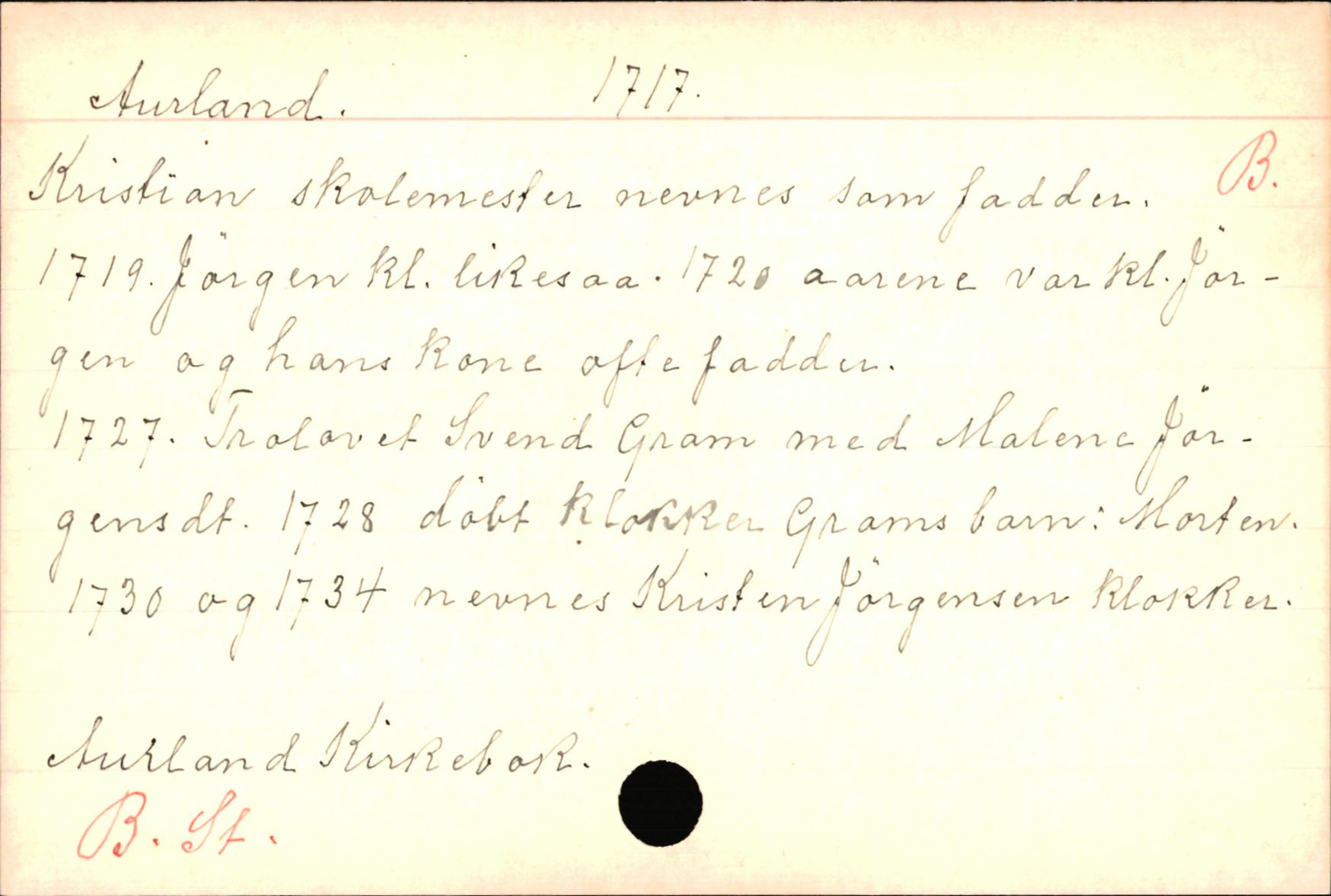 Haugen, Johannes - lærer, AV/SAB-SAB/PA-0036/01/L0001: Om klokkere og lærere, 1521-1904, s. 9126