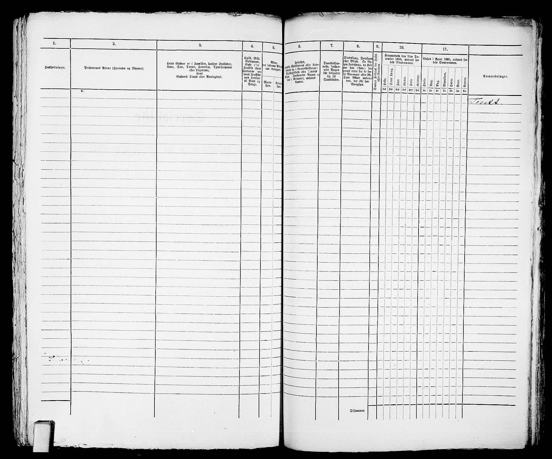 RA, Folketelling 1865 for 0706B Sandeherred prestegjeld, Sandefjord kjøpstad, 1865, s. 490