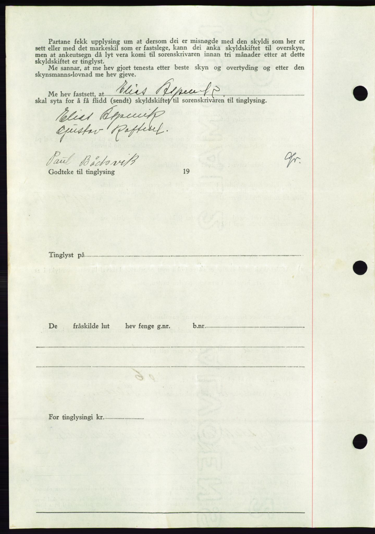 Søre Sunnmøre sorenskriveri, AV/SAT-A-4122/1/2/2C/L0068: Pantebok nr. 62, 1939-1939, Dagboknr: 1330/1939