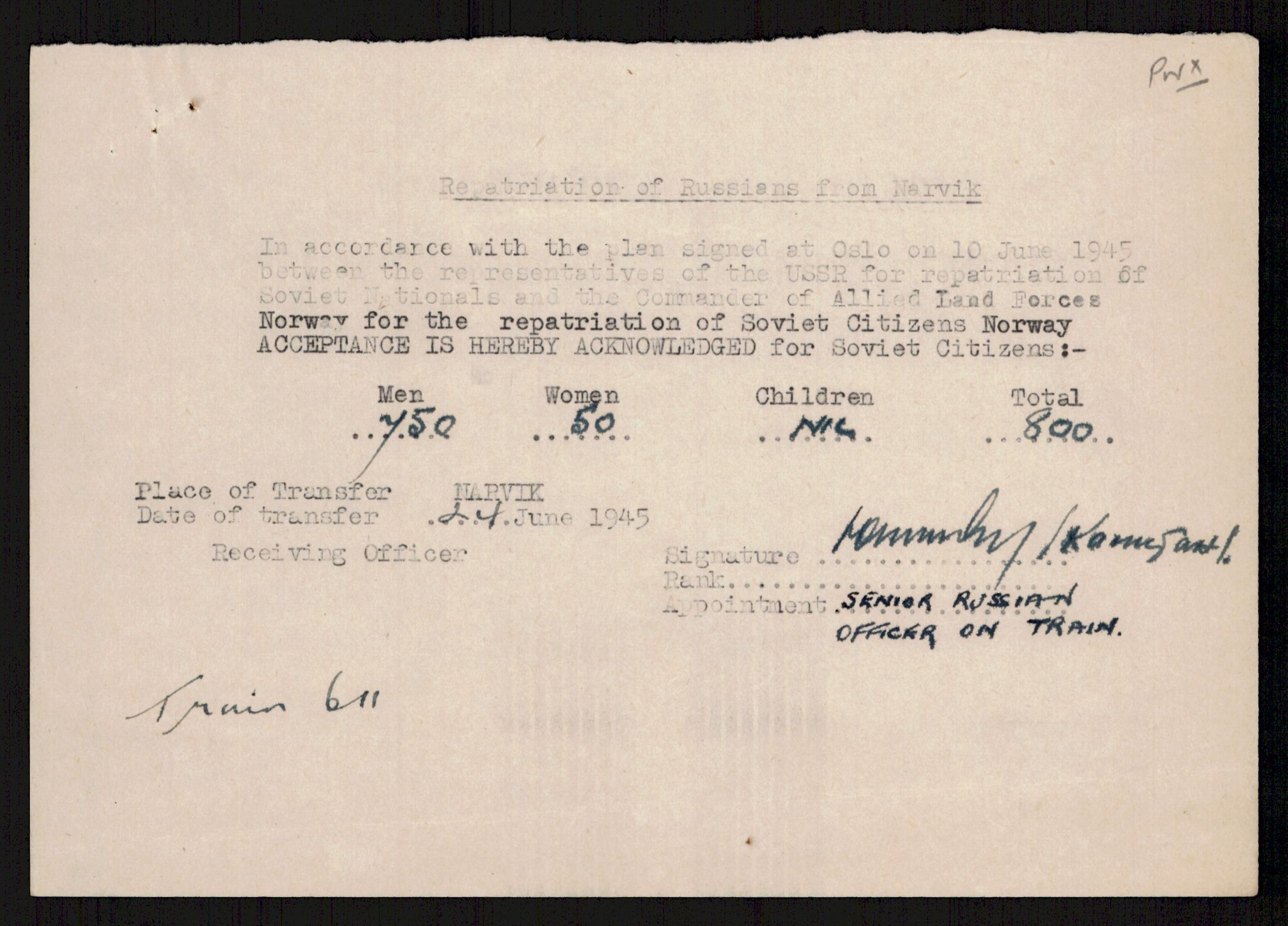 Flyktnings- og fangedirektoratet, Repatrieringskontoret, RA/S-1681/D/Db/L0016: Displaced Persons (DPs) og sivile tyskere, 1945-1948, s. 233