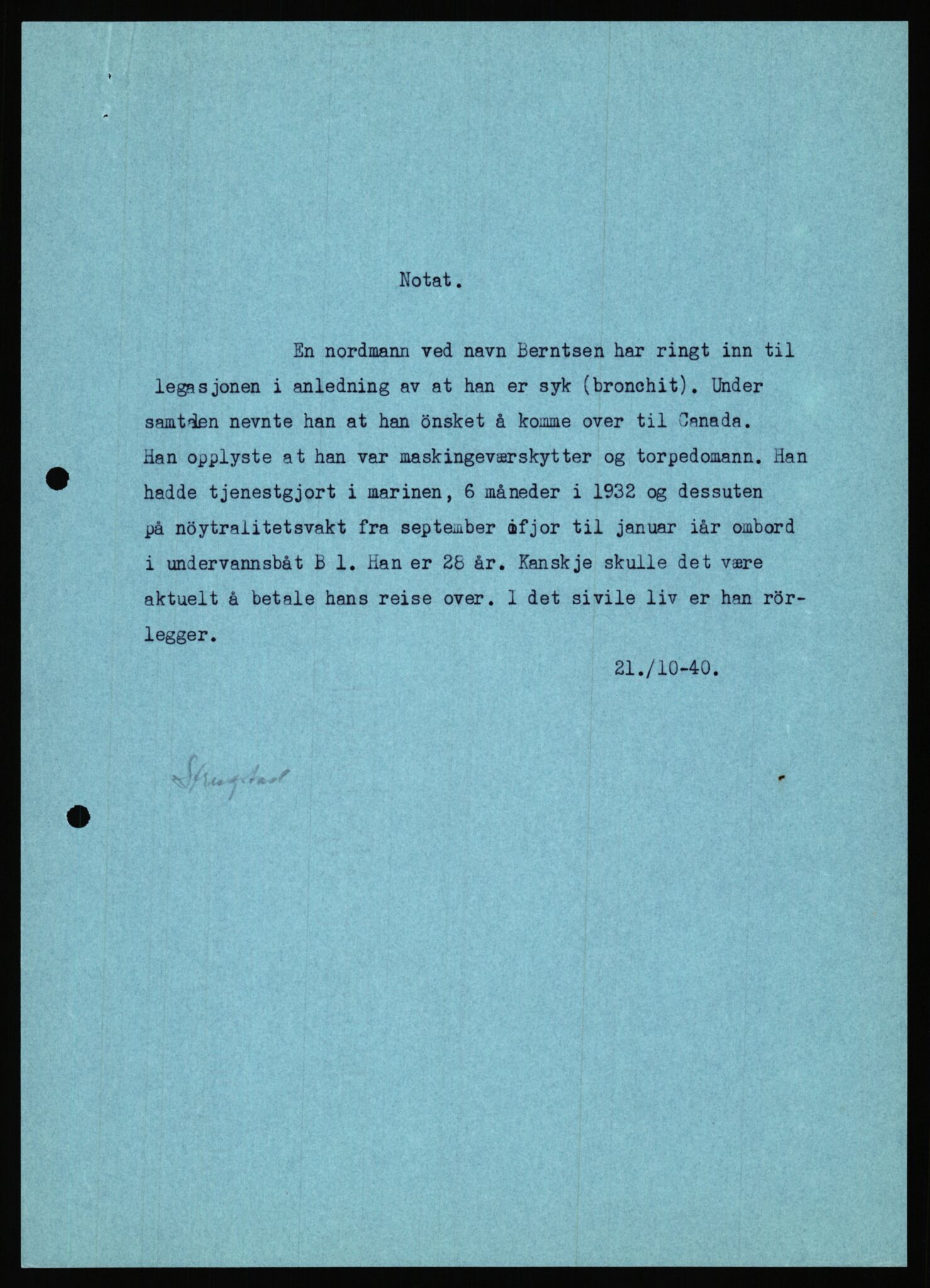 Forsvaret, Forsvarets krigshistoriske avdeling, AV/RA-RAFA-2017/Y/Ya/L0006: II-C-11-11,2 - Utenriksdepartementet.  Legasjonen i Helsingfors., 1940-1946, s. 263