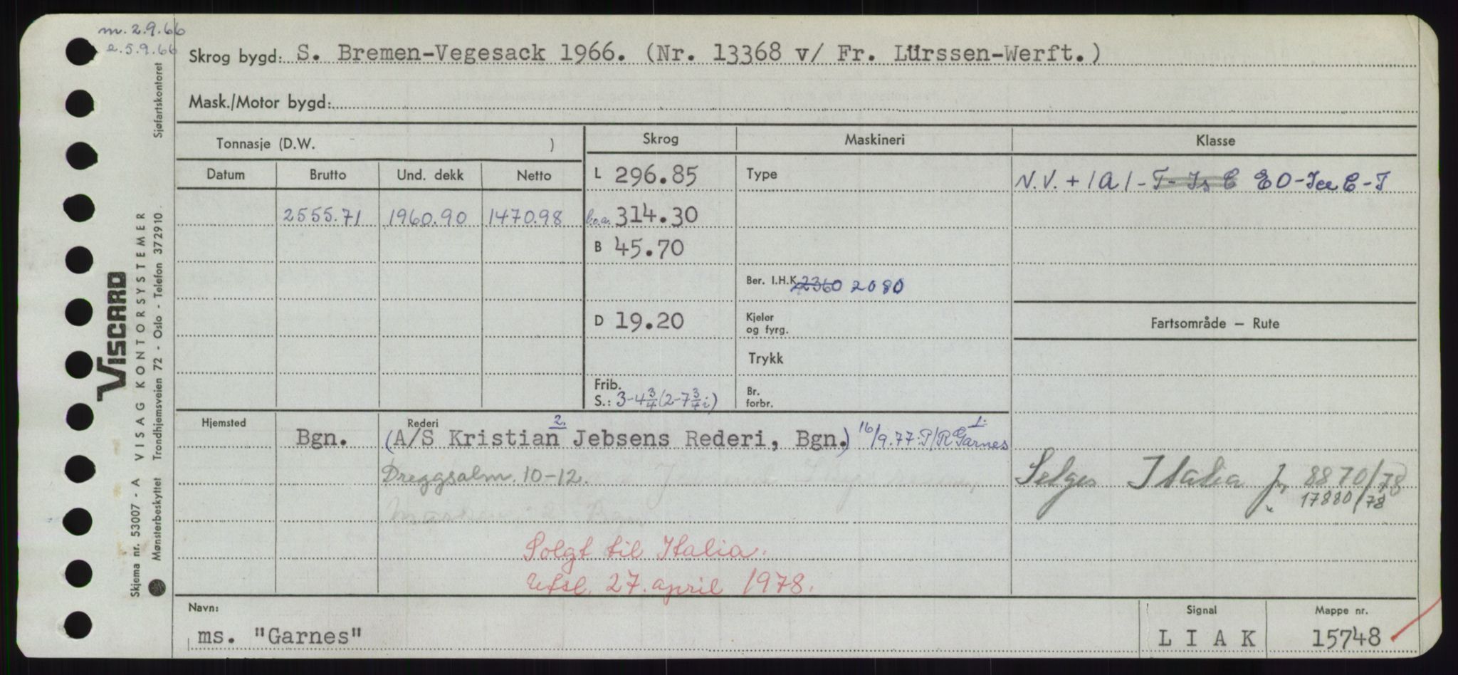 Sjøfartsdirektoratet med forløpere, Skipsmålingen, RA/S-1627/H/Hd/L0012: Fartøy, G-Glø, s. 91