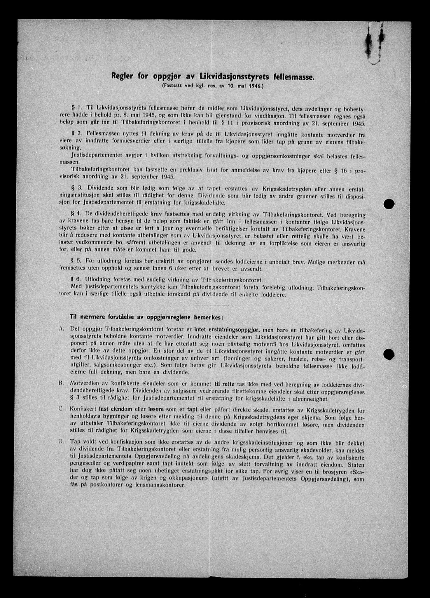 Justisdepartementet, Tilbakeføringskontoret for inndratte formuer, AV/RA-S-1564/H/Hc/Hcc/L0979: --, 1945-1947, s. 15