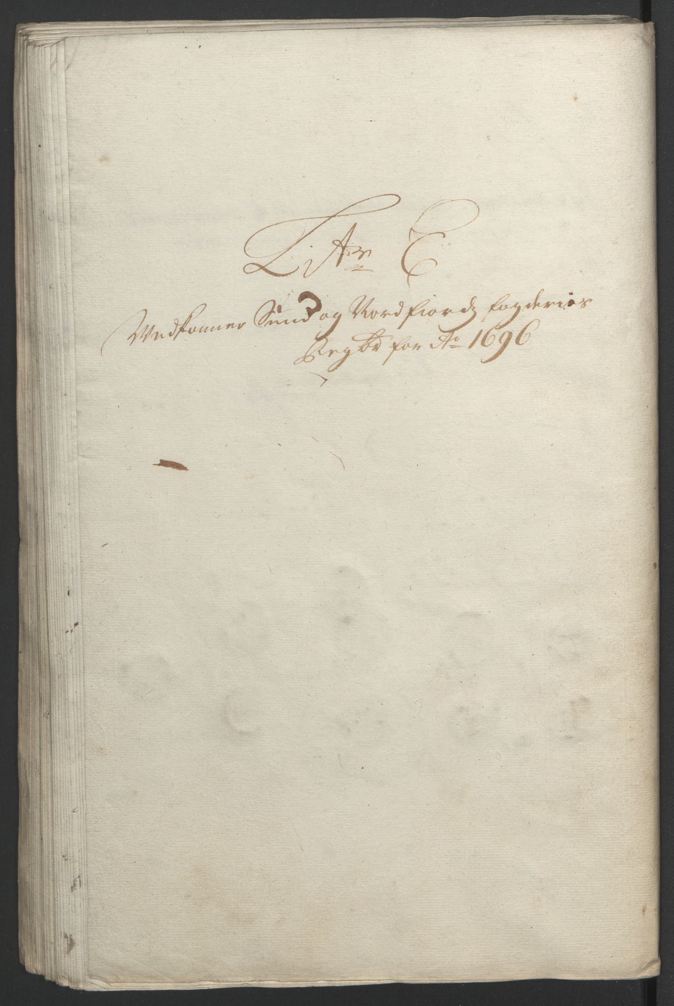 Rentekammeret inntil 1814, Reviderte regnskaper, Fogderegnskap, RA/EA-4092/R53/L3422: Fogderegnskap Sunn- og Nordfjord, 1695-1696, s. 360