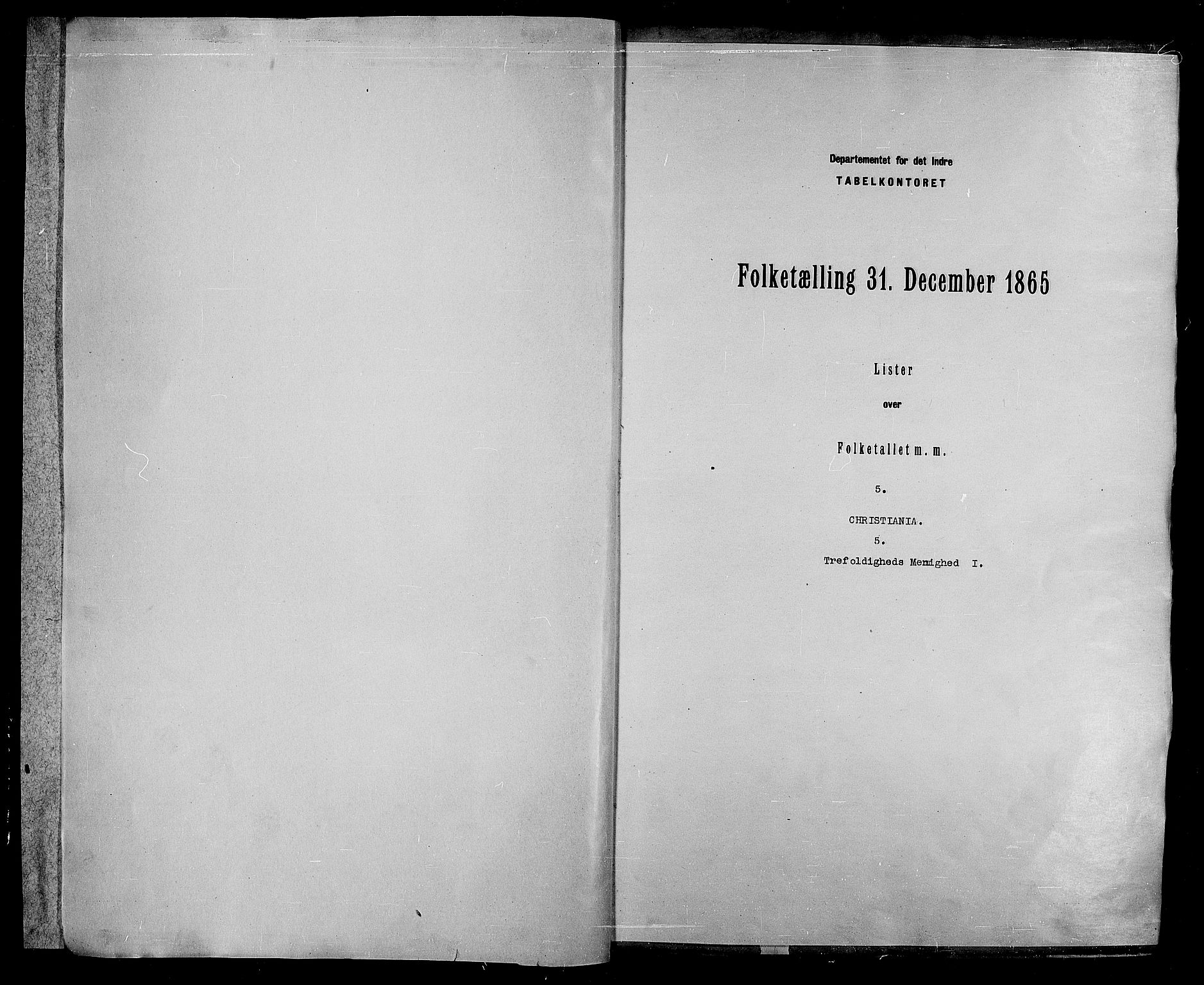 RA, Folketelling 1865 for 0301 Kristiania kjøpstad, 1865, s. 1647