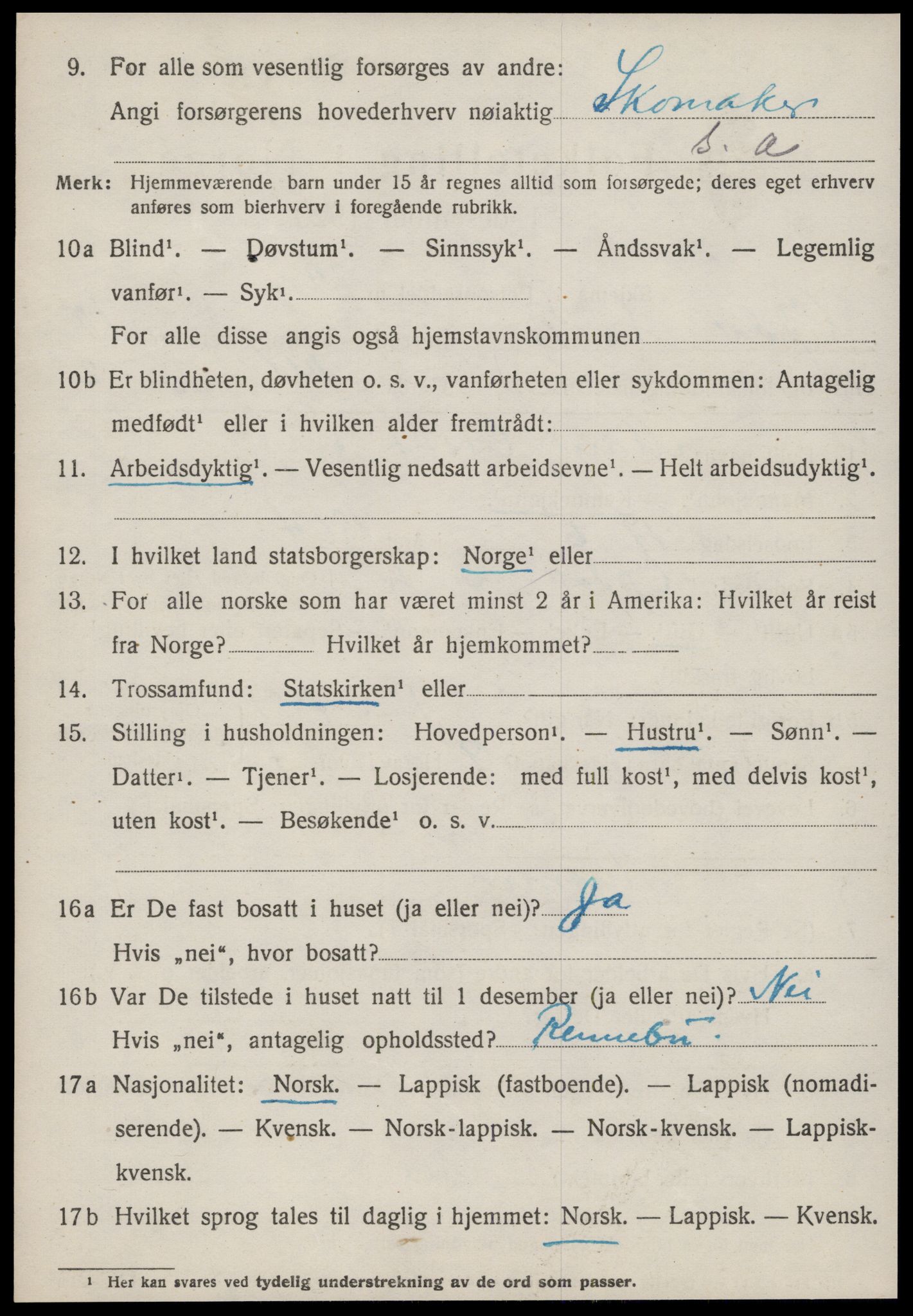 SAT, Folketelling 1920 for 1634 Oppdal herred, 1920, s. 10180