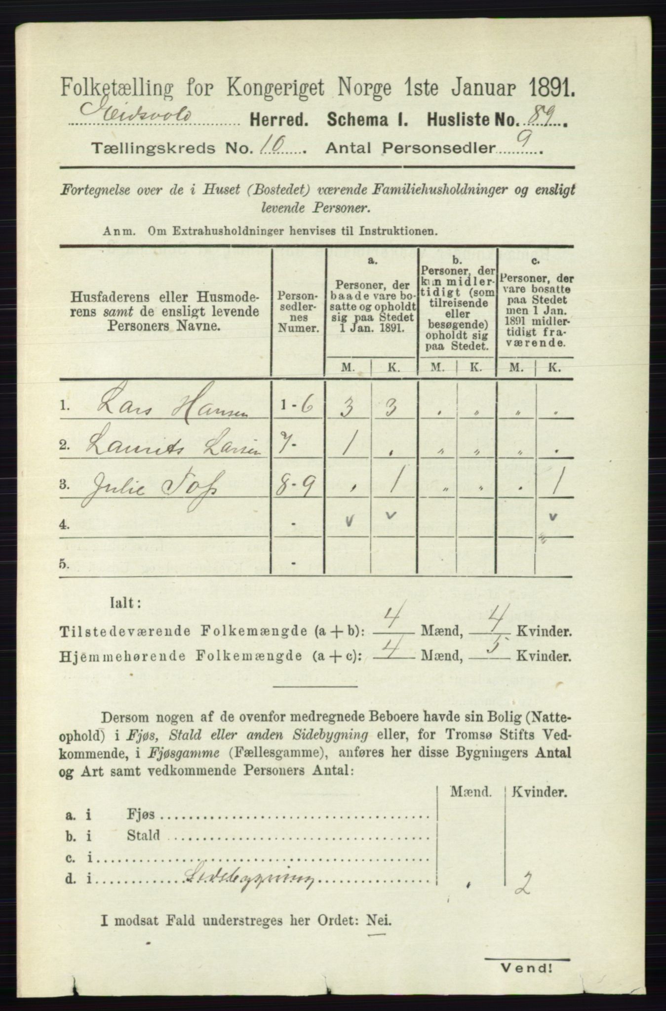 RA, Folketelling 1891 for 0237 Eidsvoll herred, 1891, s. 6768