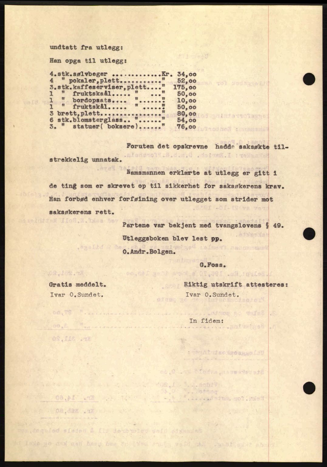 Kristiansund byfogd, AV/SAT-A-4587/A/27: Pantebok nr. 26, 1931-1933, Tingl.dato: 22.11.1932