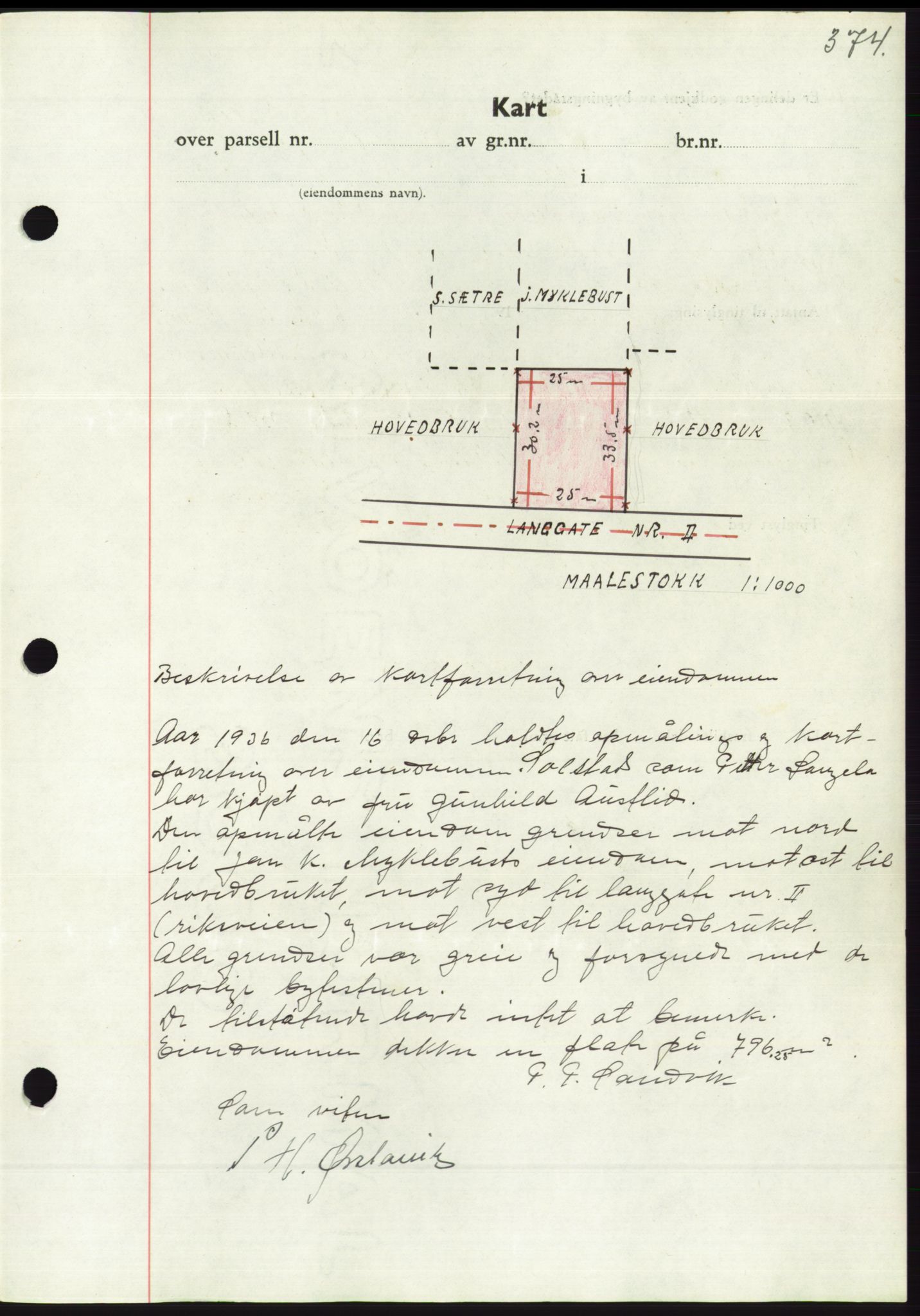 Søre Sunnmøre sorenskriveri, SAT/A-4122/1/2/2C/L0062: Pantebok nr. 56, 1936-1937, Dagboknr: 234/1937