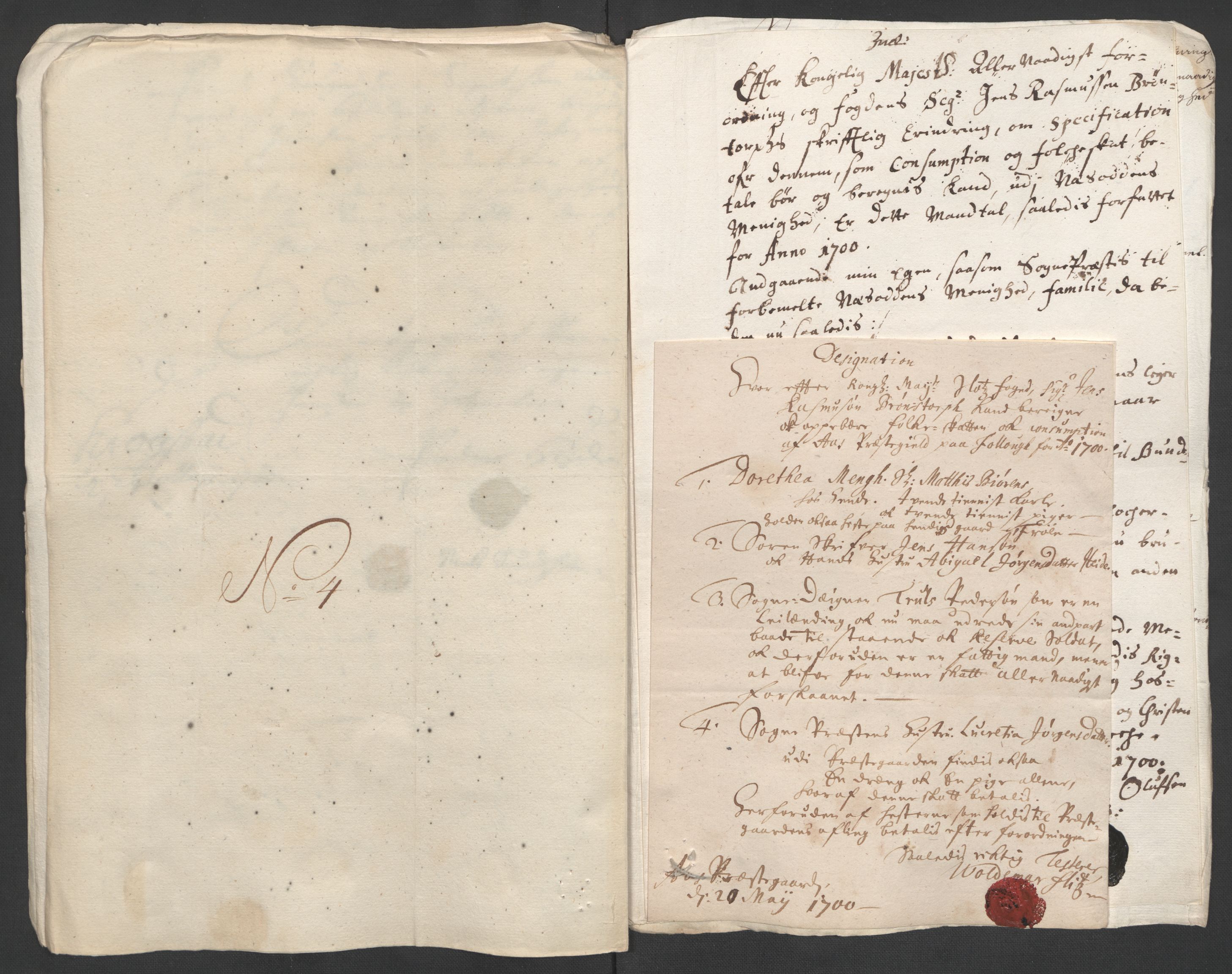 Rentekammeret inntil 1814, Reviderte regnskaper, Fogderegnskap, AV/RA-EA-4092/R10/L0443: Fogderegnskap Aker og Follo, 1700, s. 106