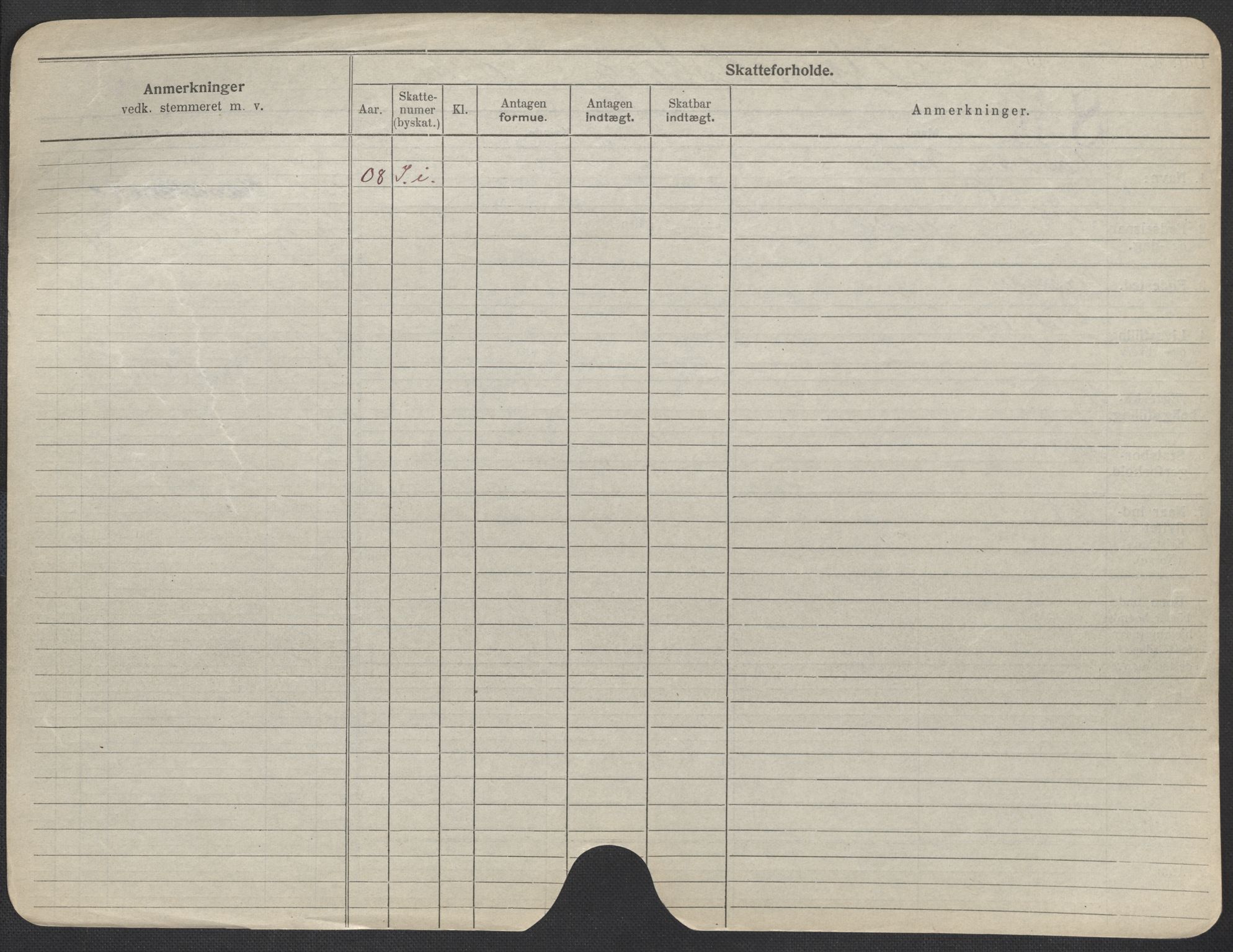 Oslo folkeregister, Registerkort, SAO/A-11715/F/Fa/Fac/L0010: Menn, 1906-1914, s. 800b