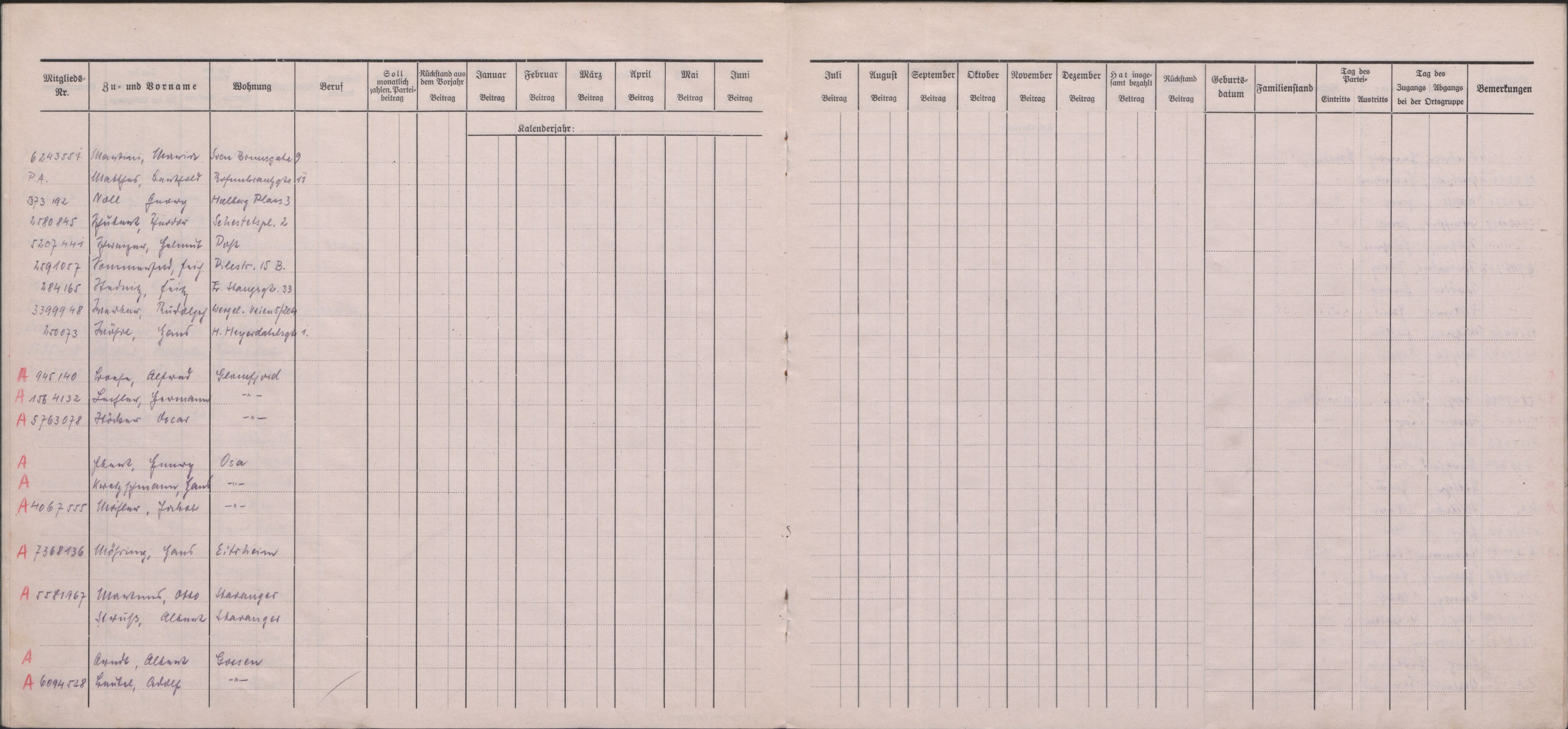 Forsvarets Overkommando. 2 kontor. Arkiv 11.4. Spredte tyske arkivsaker, AV/RA-RAFA-7031/D/Dar/Darb/L0016: Reichskommissariat - NSDAP in Norwegen, 1941-1944, s. 50