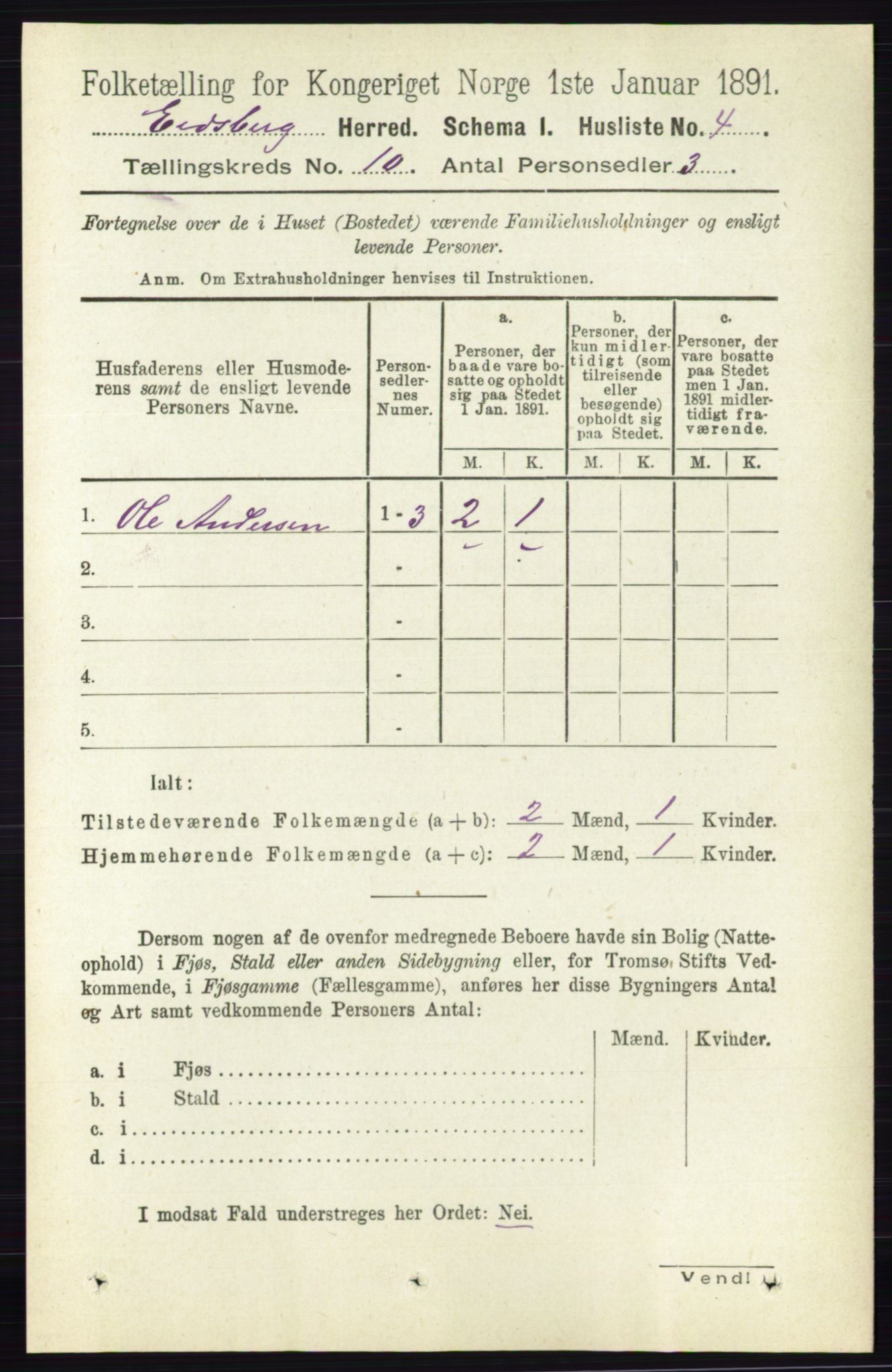 RA, Folketelling 1891 for 0125 Eidsberg herred, 1891, s. 5539